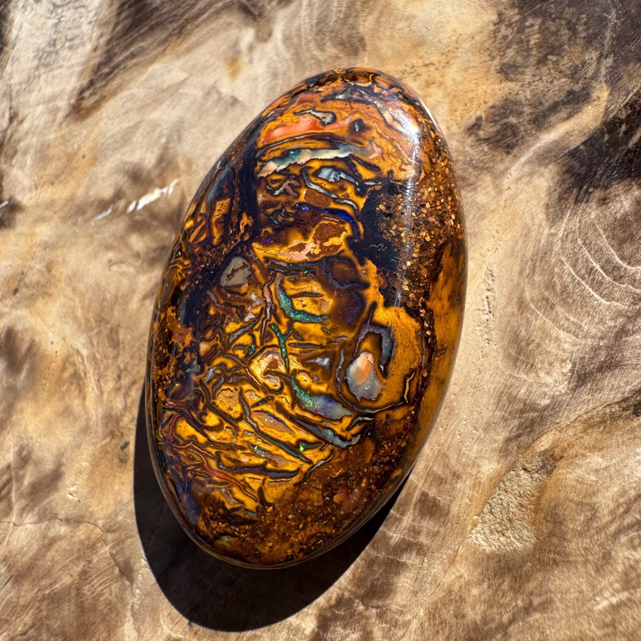 59ct Winton Queensland Boulder Opal | Solid Australian Opal | Hand-Cut