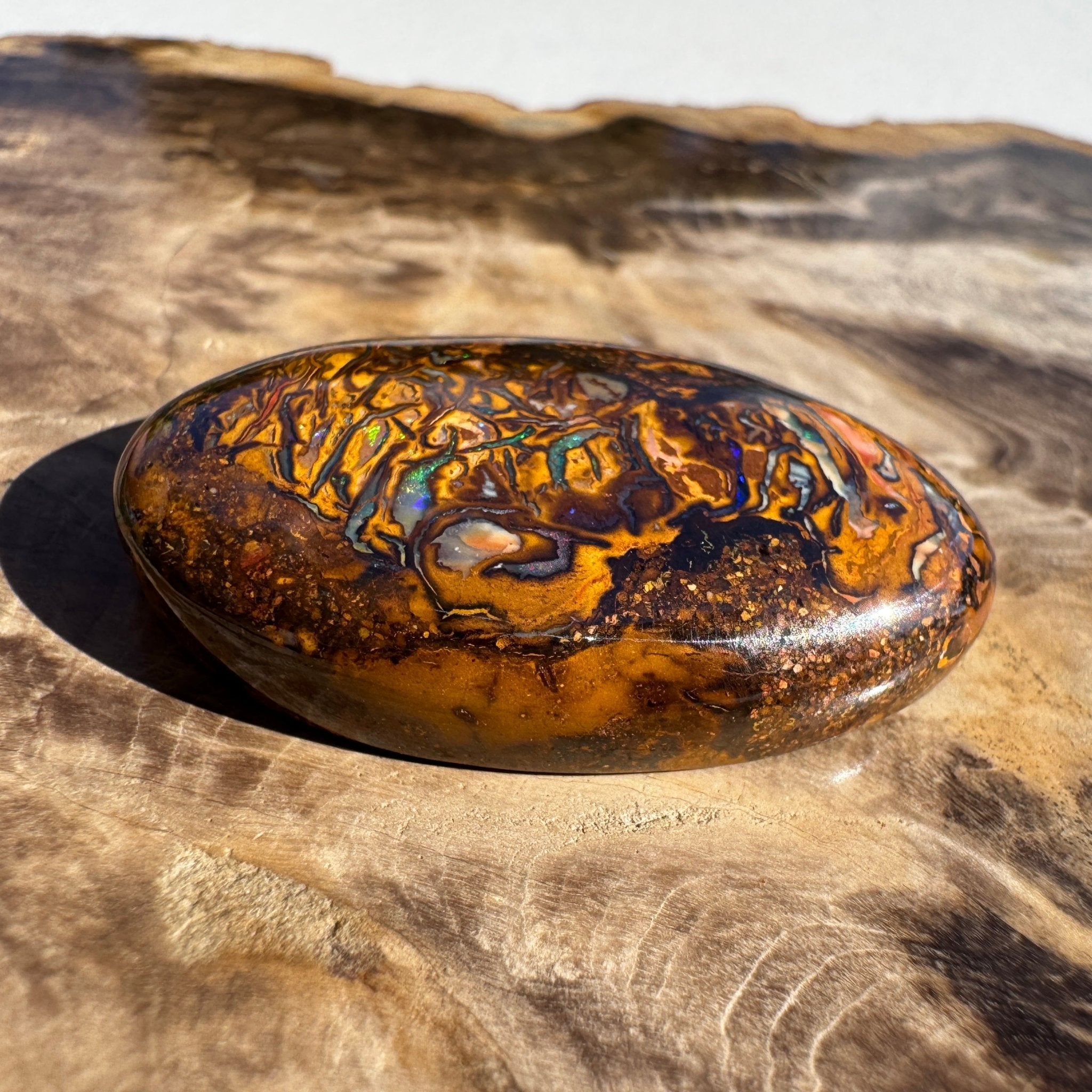 59ct Winton Queensland Boulder Opal | Solid Australian Opal | Hand-Cut