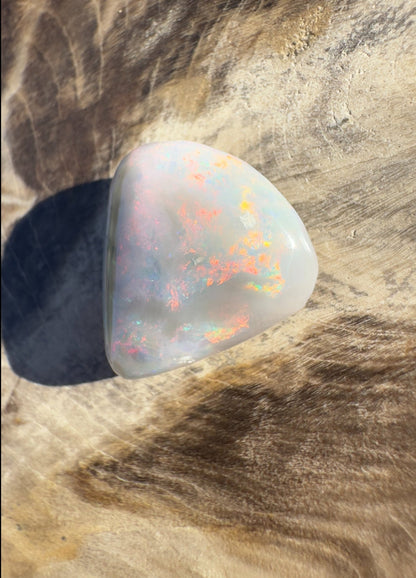 5ct Hand - cut Solid Lightning Ridge Semi Black Opal