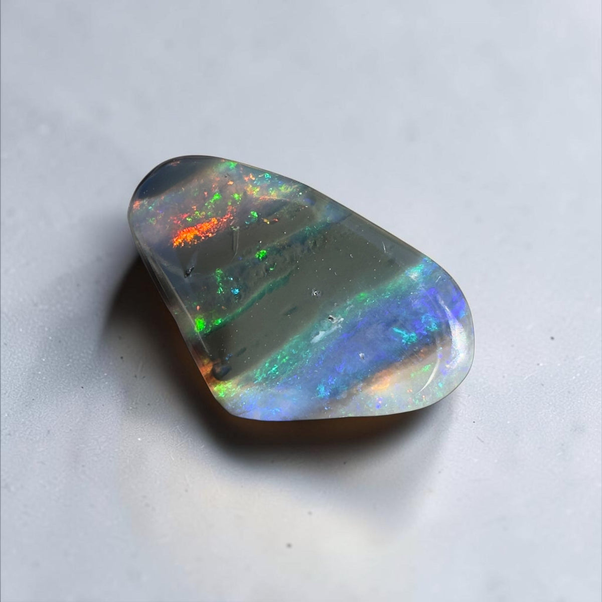 5ct Lightning Ridge Black Opal | Solid Australian Opal | Hand-Cut