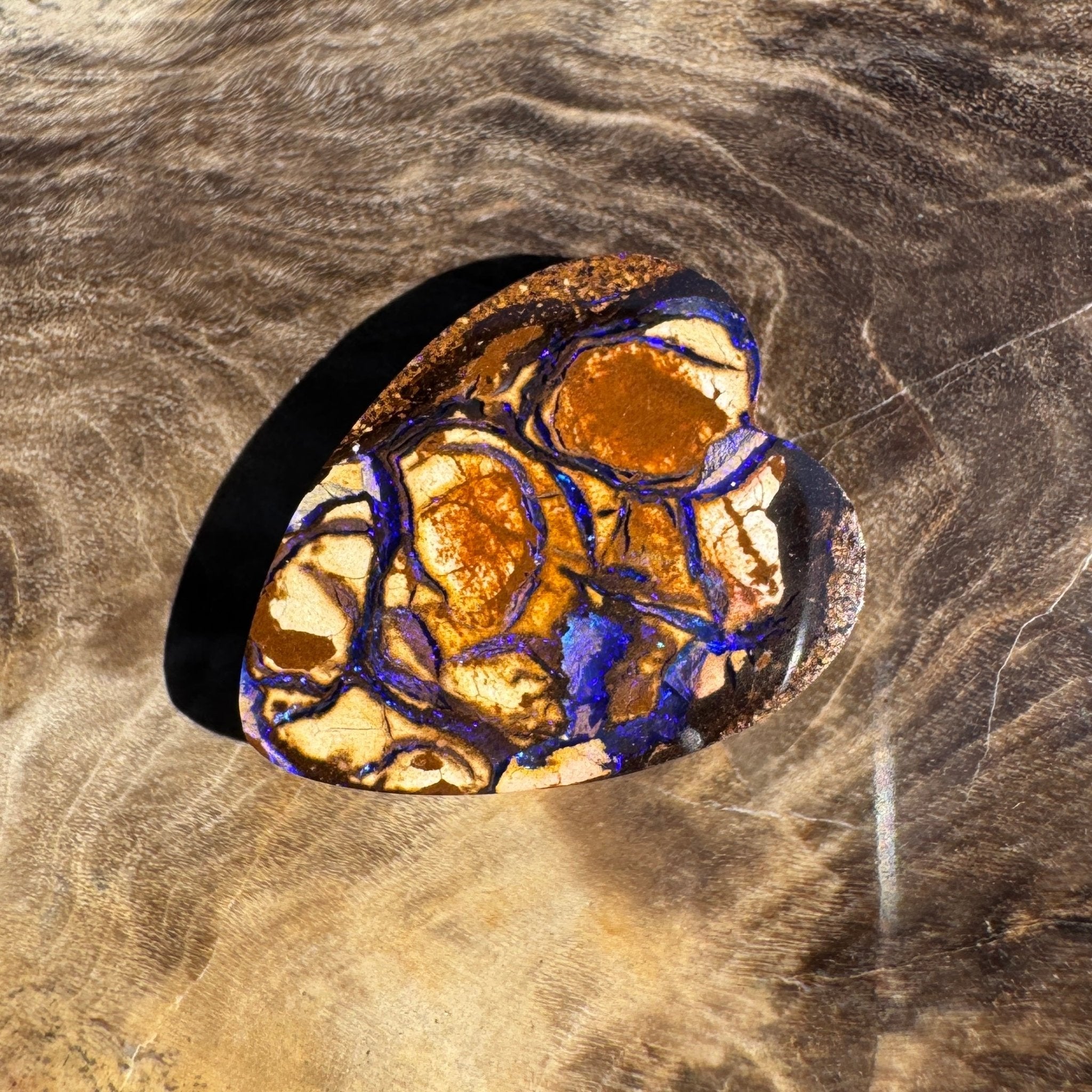 5ct Queensland Boulder Opal | Solid Australian Opal | Hand-Cut