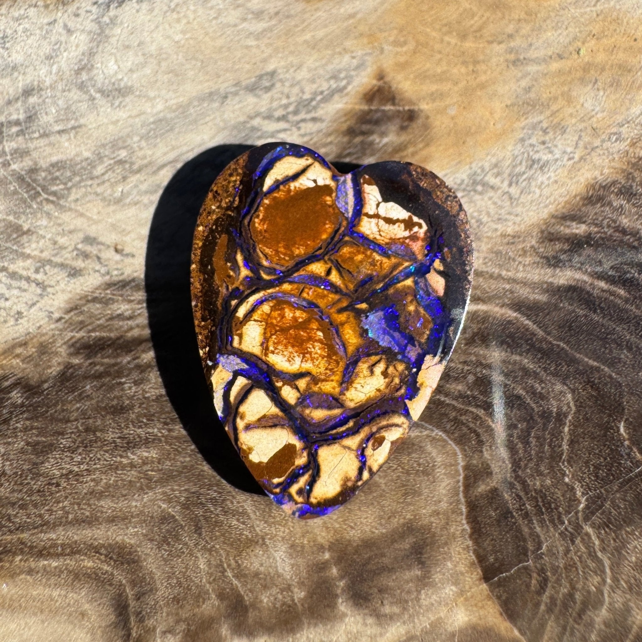 5ct Queensland Boulder Opal | Solid Australian Opal | Hand-Cut