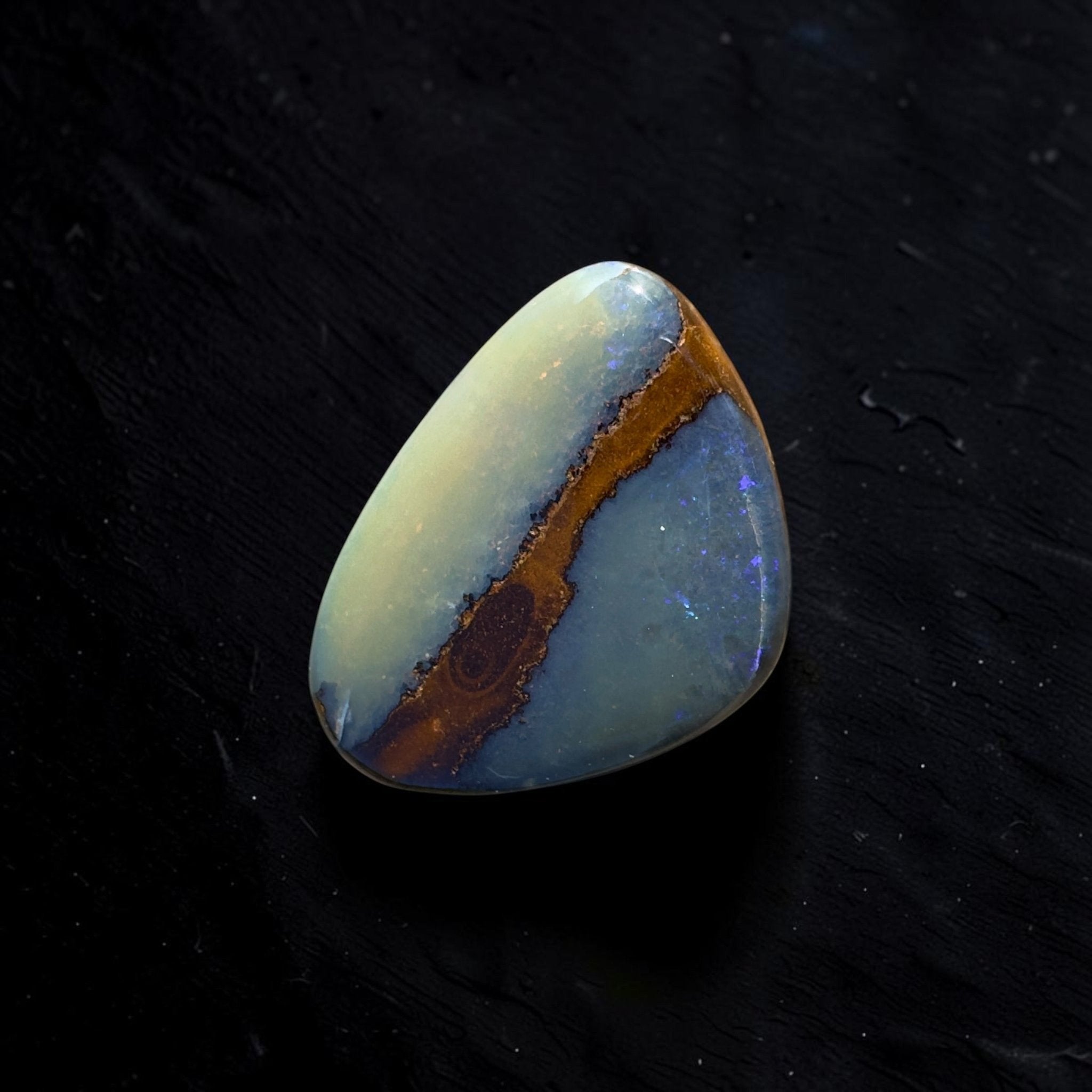 5ct Queensland Boulder Opal | Solid Australian Opal | Hand-Cut