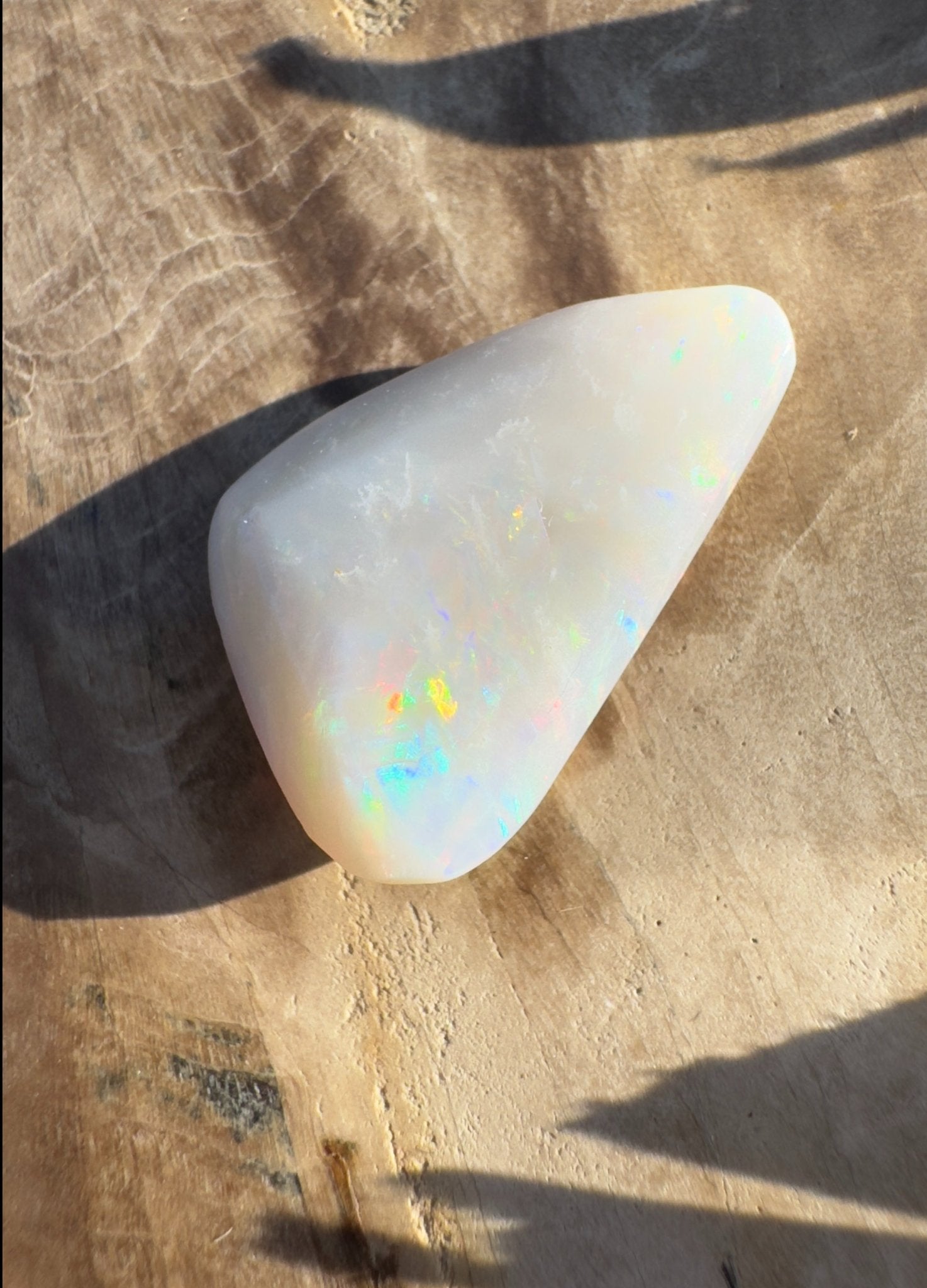 6.2ct Hand - Cut Solid Lightning Ridge Opal