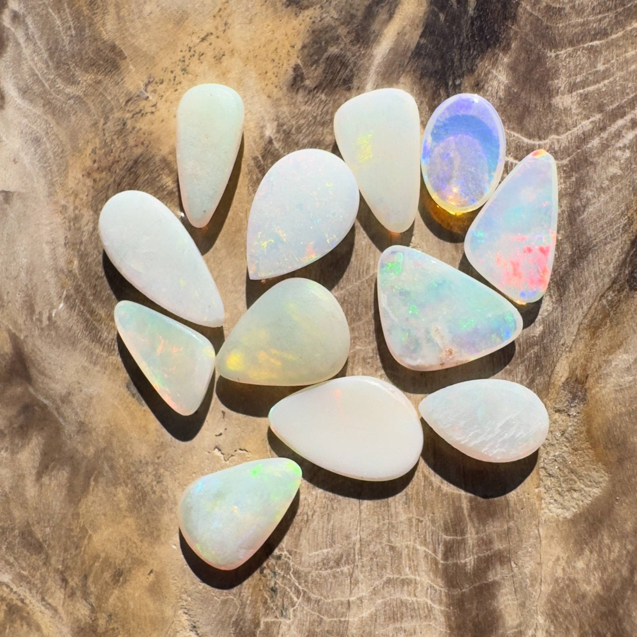 6.3CT Hand - cut Solid Australian Coober Pedy Opal Parcel