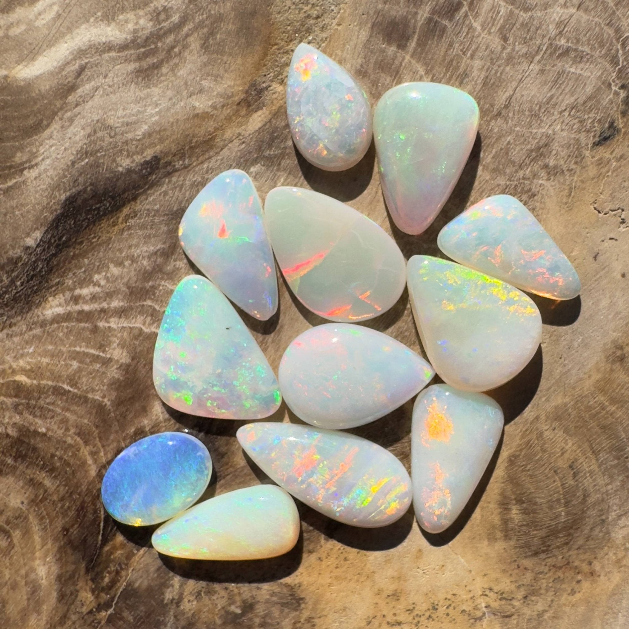 6.3CT Hand - cut Solid Australian Coober Pedy Opal Parcel
