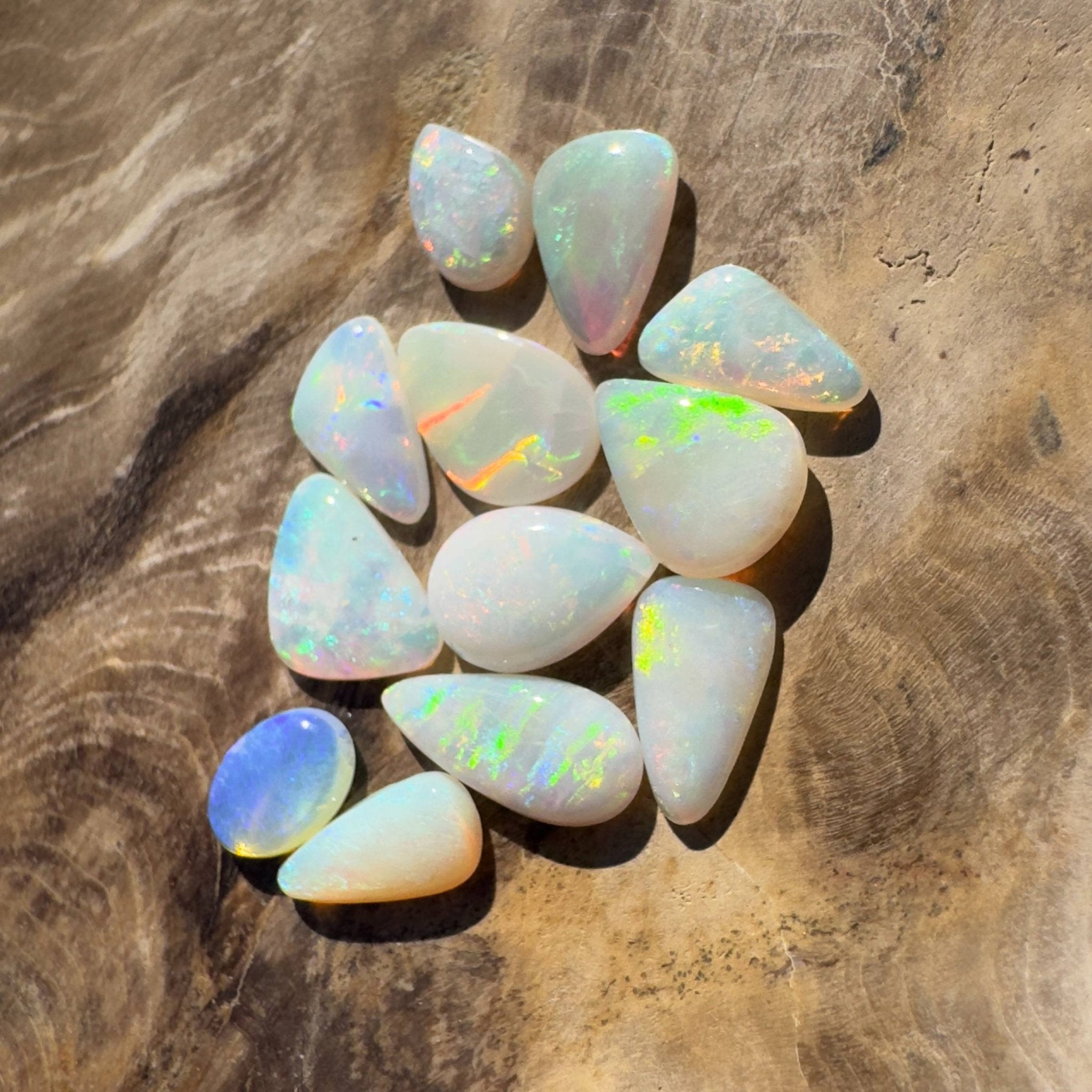 6.3CT Hand - cut Solid Australian Coober Pedy Opal Parcel