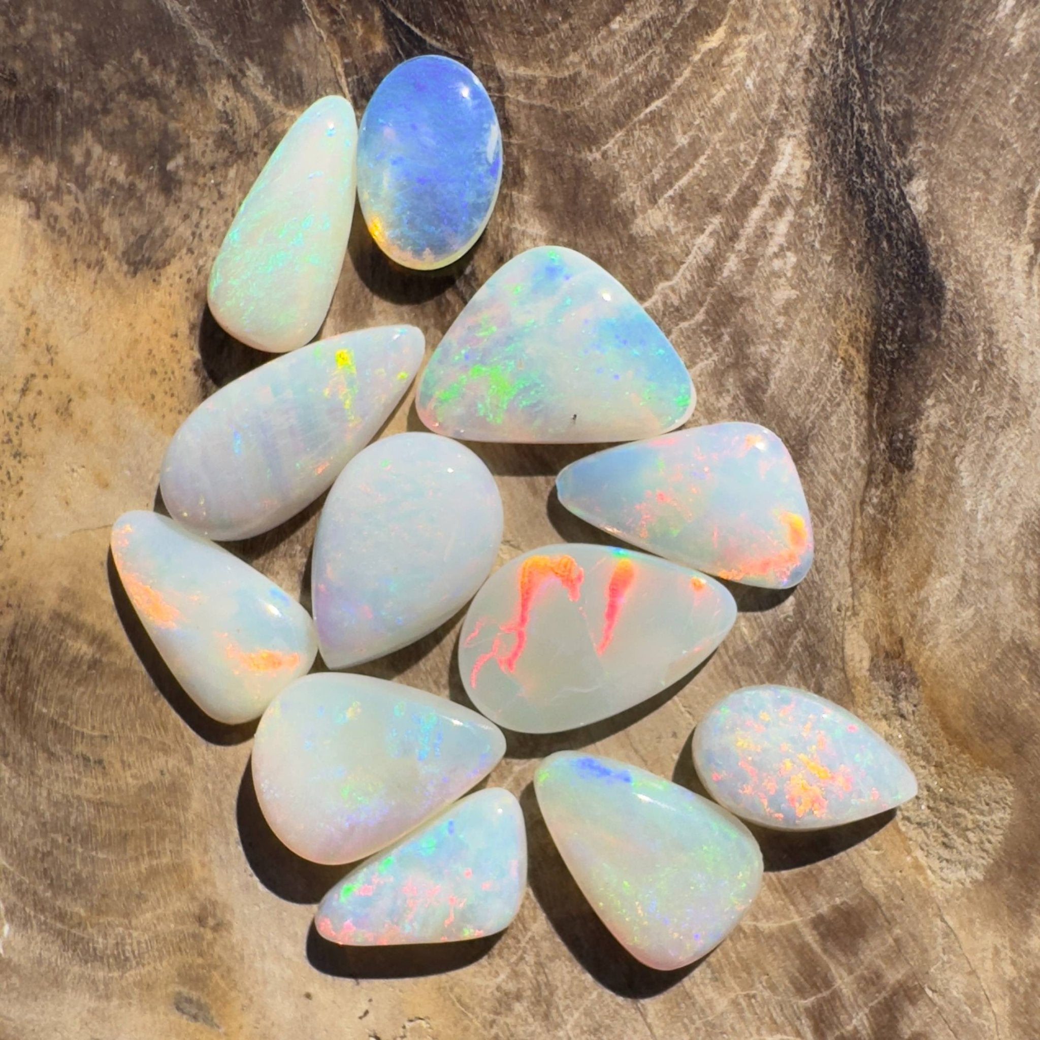 6.3CT Hand - cut Solid Australian Coober Pedy Opal Parcel