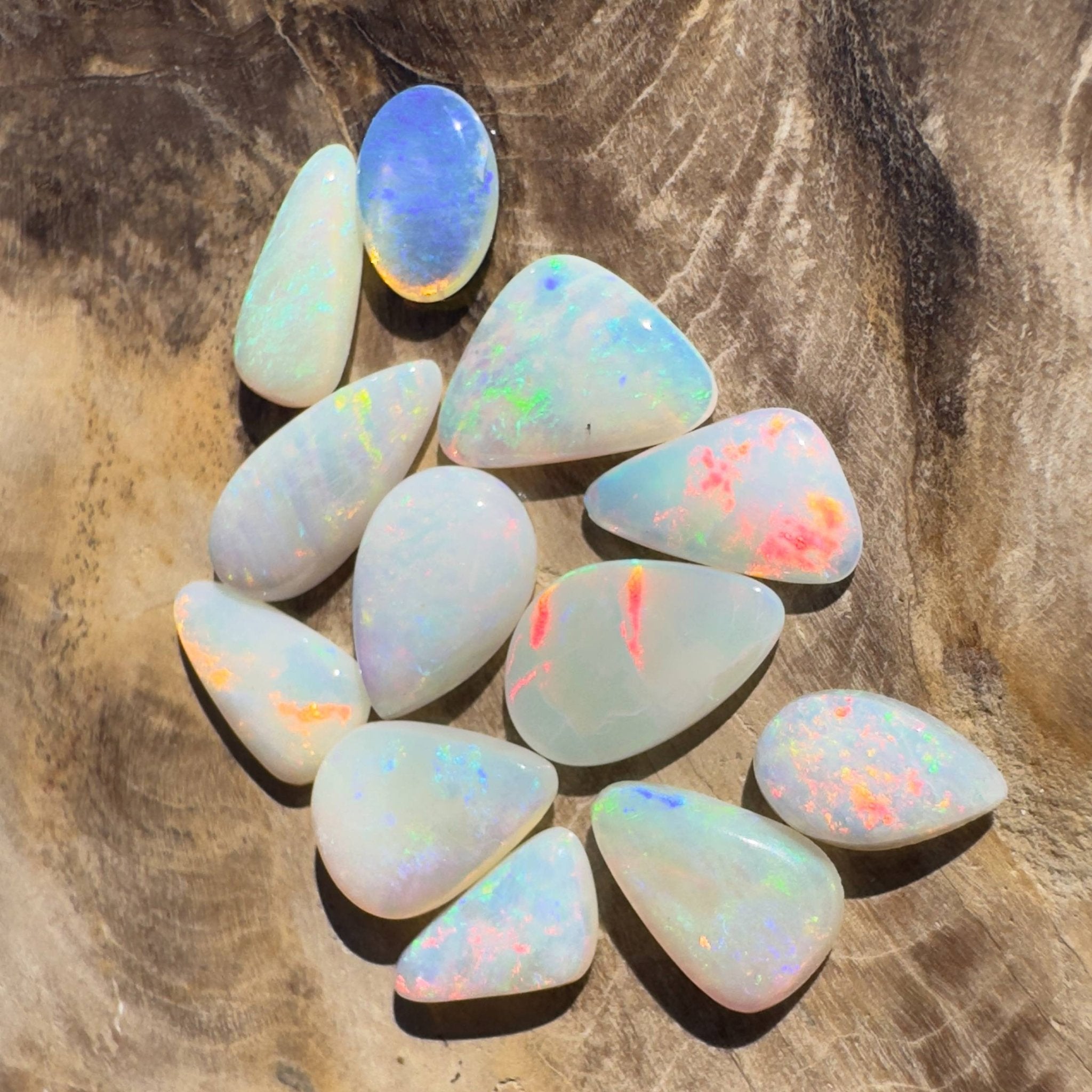 6.3CT Hand - cut Solid Australian Coober Pedy Opal Parcel