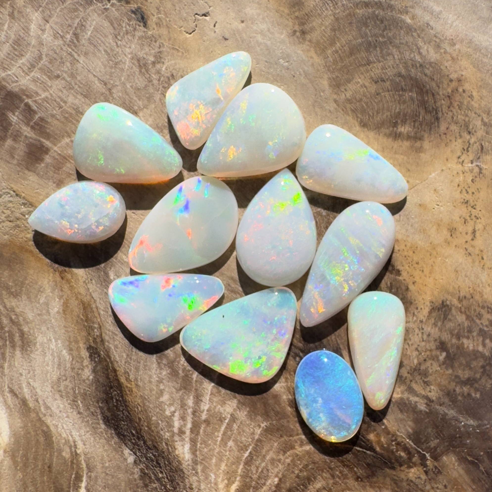 6.3CT Hand - cut Solid Australian Coober Pedy Opal Parcel