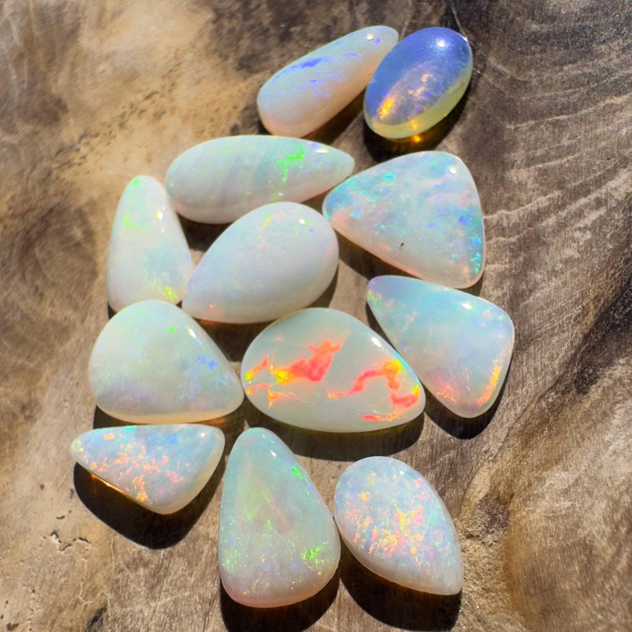 6.3CT Hand - cut Solid Australian Coober Pedy Opal Parcel