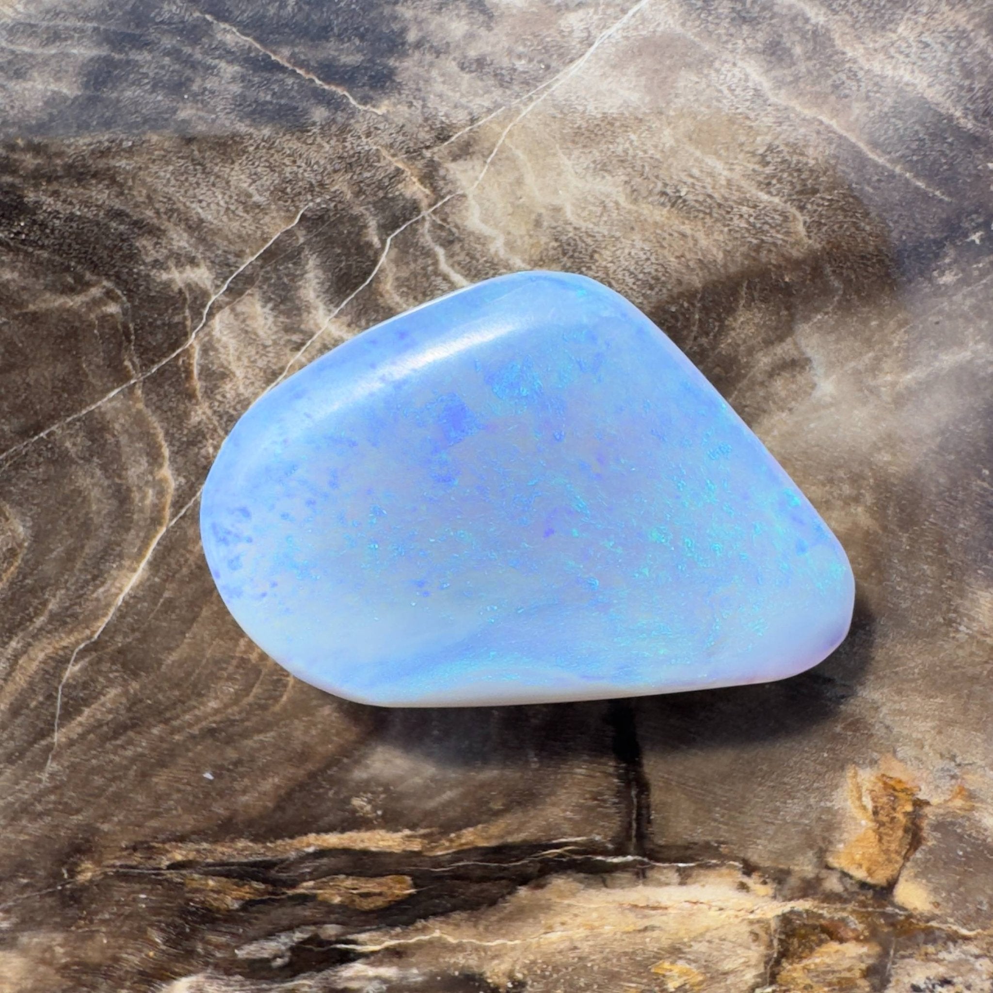 6.3ct Hand - cut Solid Australian Lightning Ridge Opal