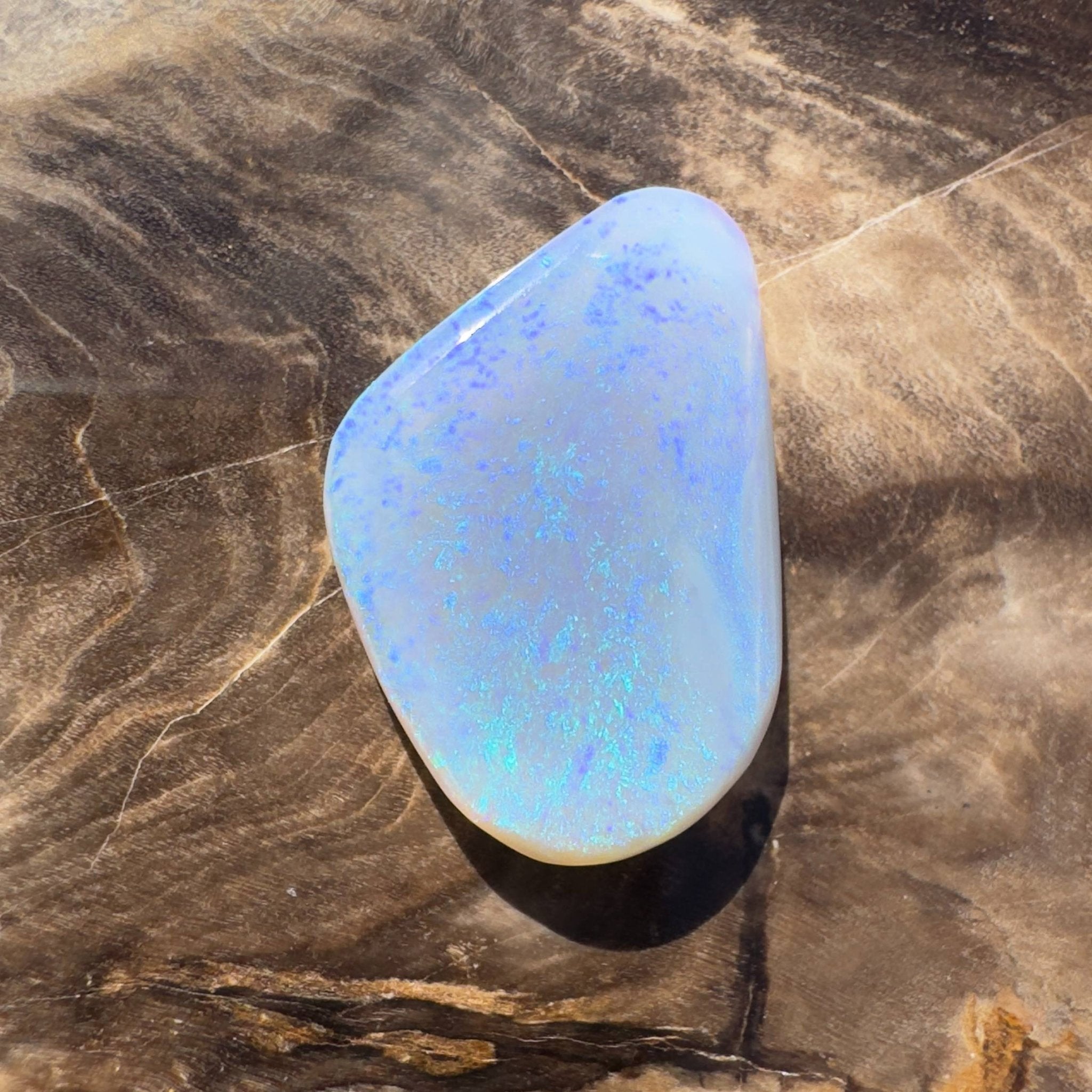 6.3ct Hand - cut Solid Australian Lightning Ridge Opal