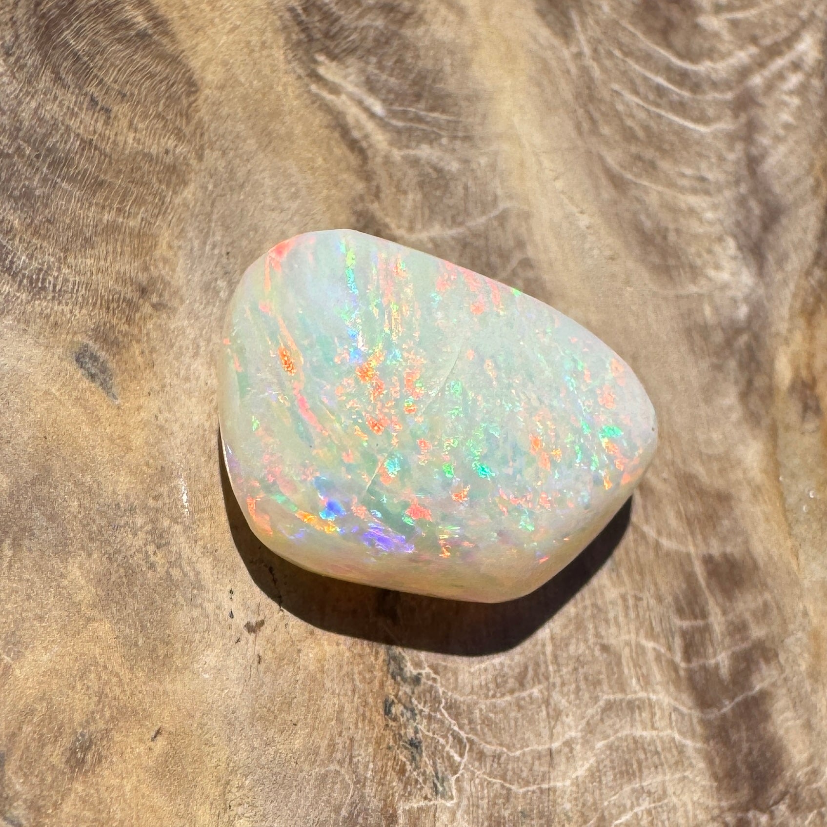 6.3ct Hand - cut Solid Coober Pedy Opal