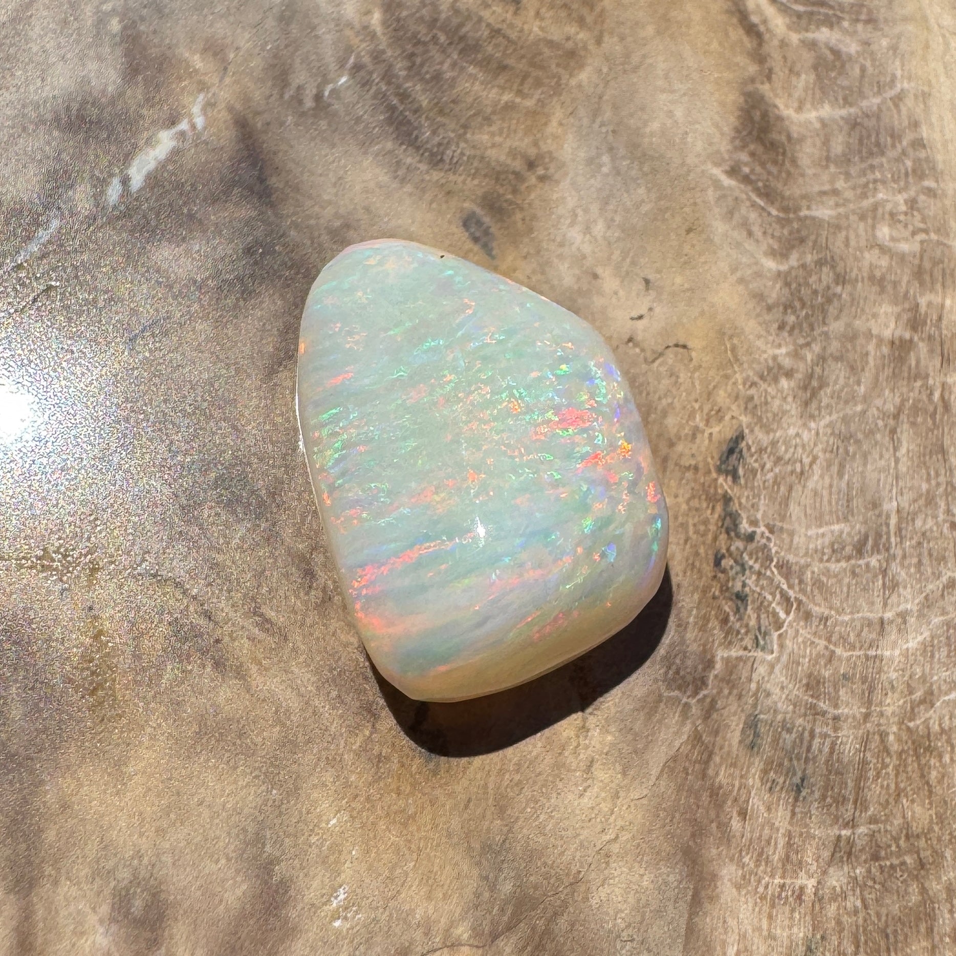 6.3ct Hand - cut Solid Coober Pedy Opal