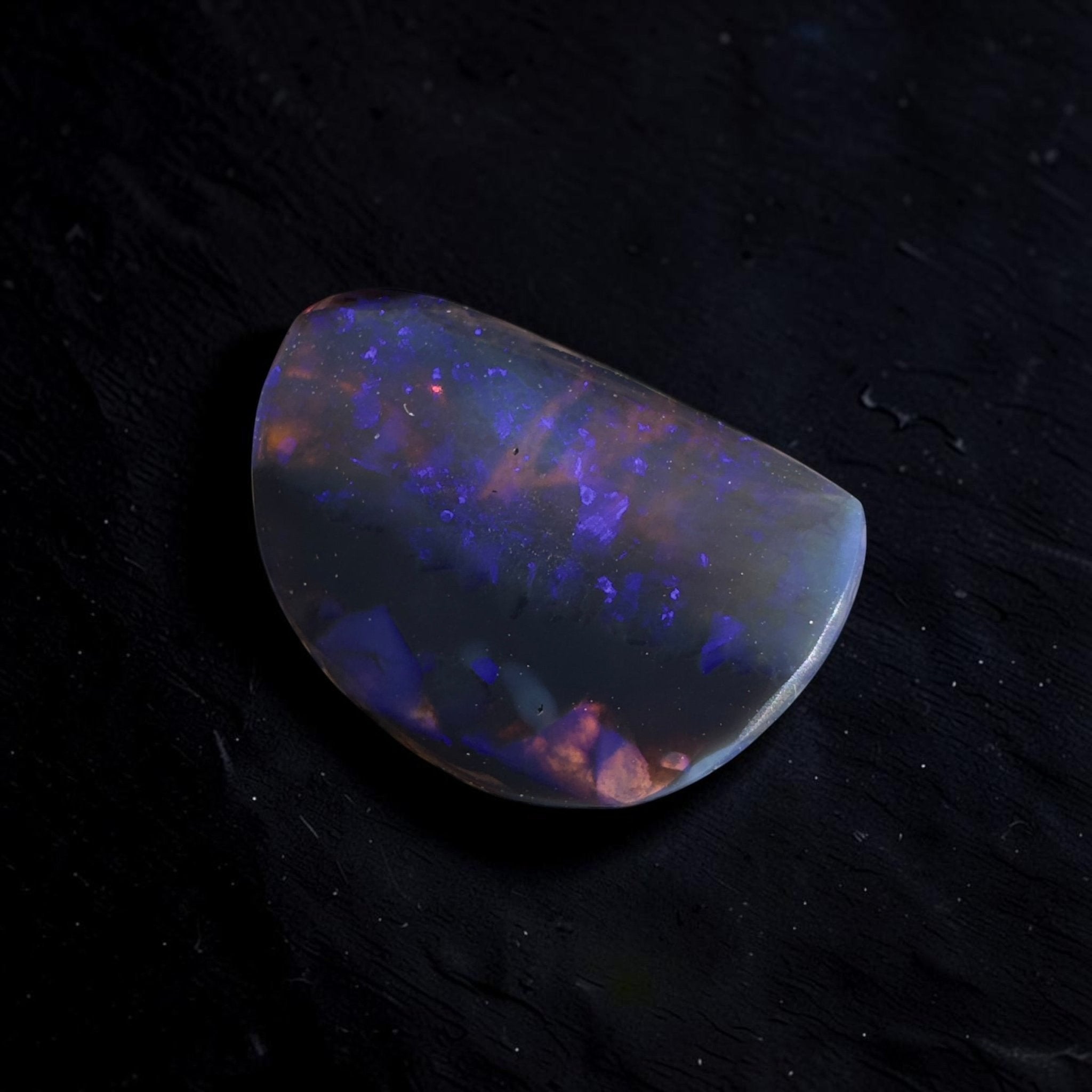 6.3ct Lightning Ridge Black Opal | Solid Australian Opal | Hand-Cut