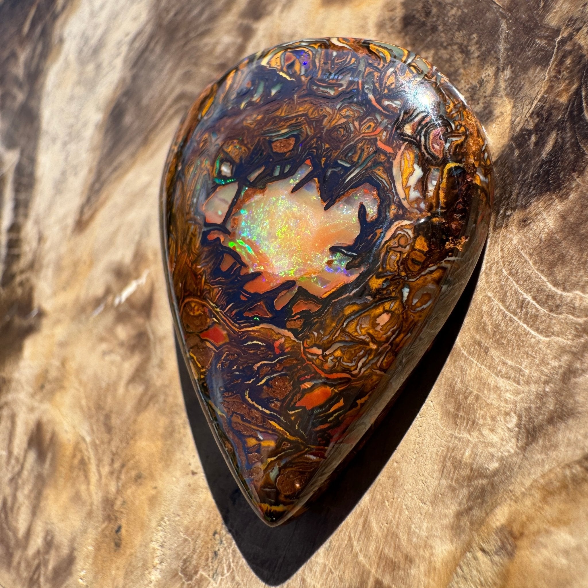 63ct Queensland Boulder Opal | Solid Australian Opal | Hand-Cut