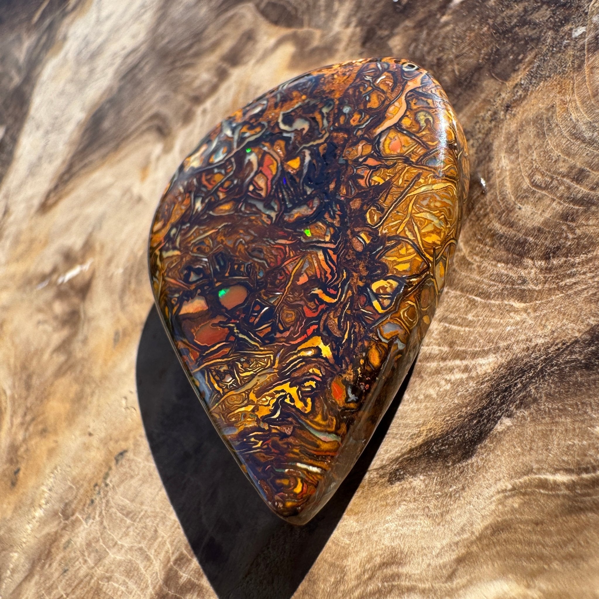 63ct Queensland Boulder Opal | Solid Australian Opal | Hand-Cut
