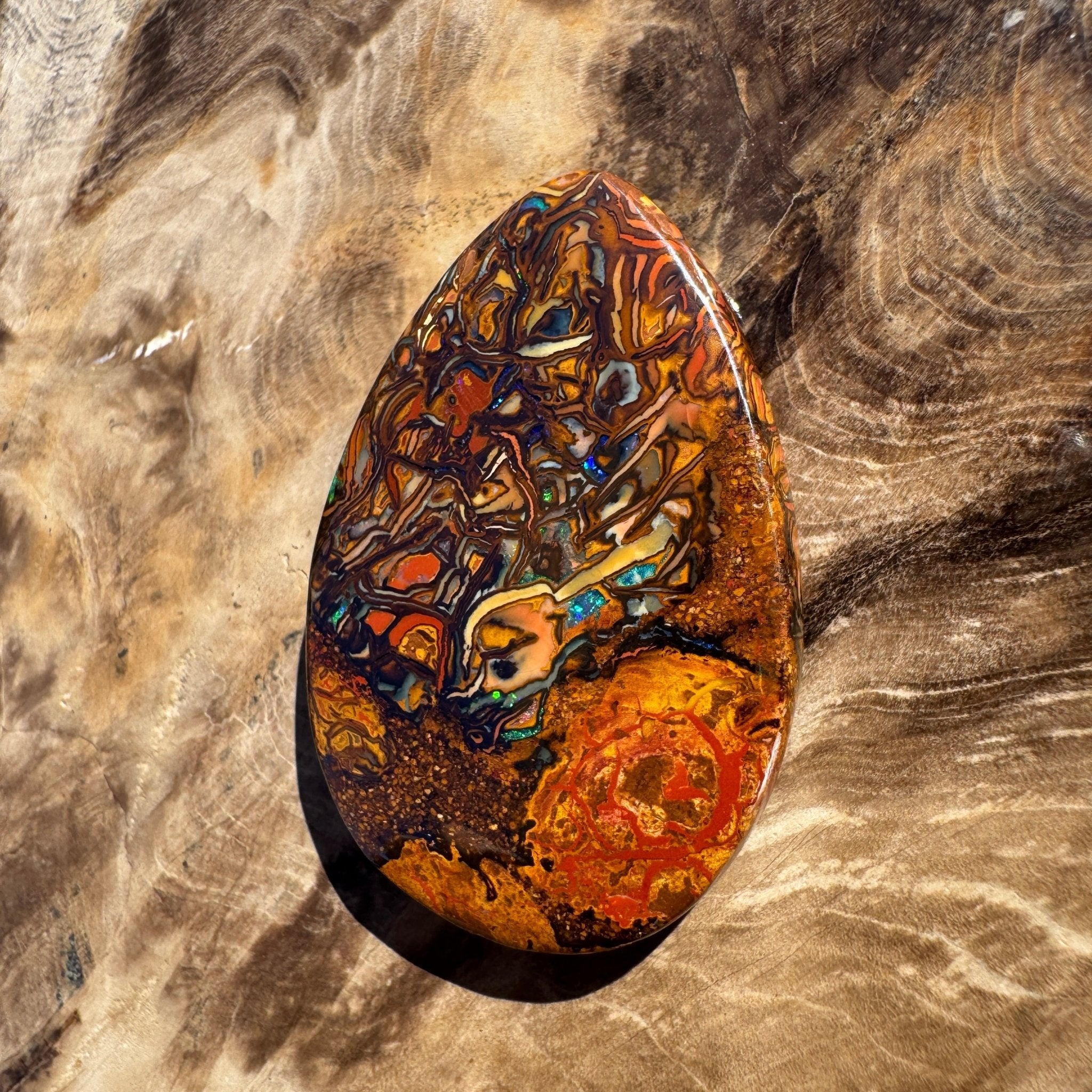 63ct Winton Queensland Boulder Opal | Solid Australian Opal | Hand-Cut