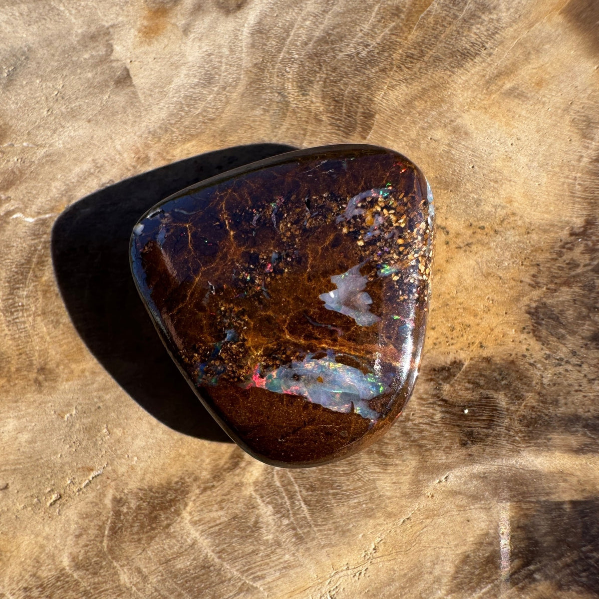 6.4ct Queensland Boulder Opal | Solid Australian Opal | Hand-Cut