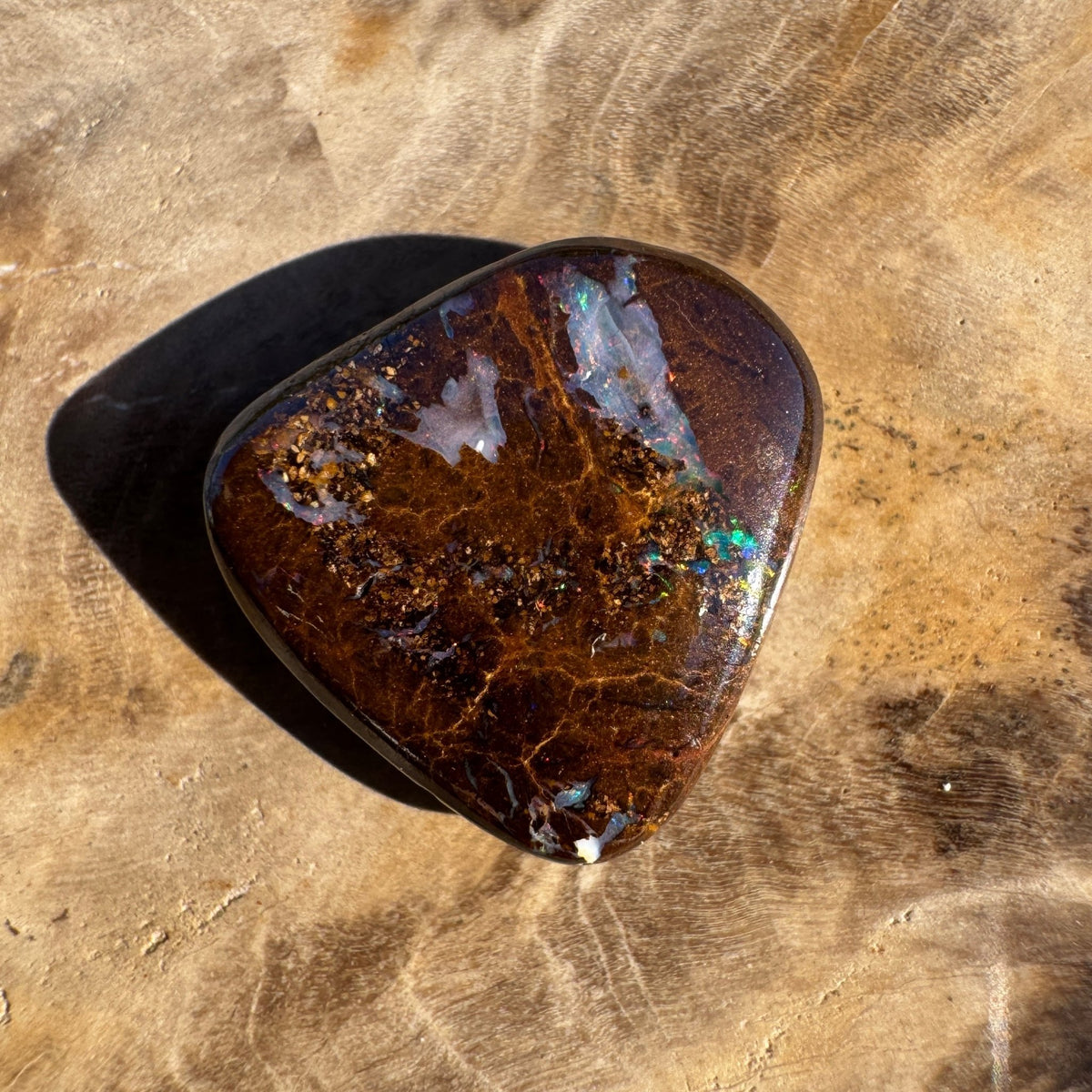 6.4ct Queensland Boulder Opal | Solid Australian Opal | Hand-Cut