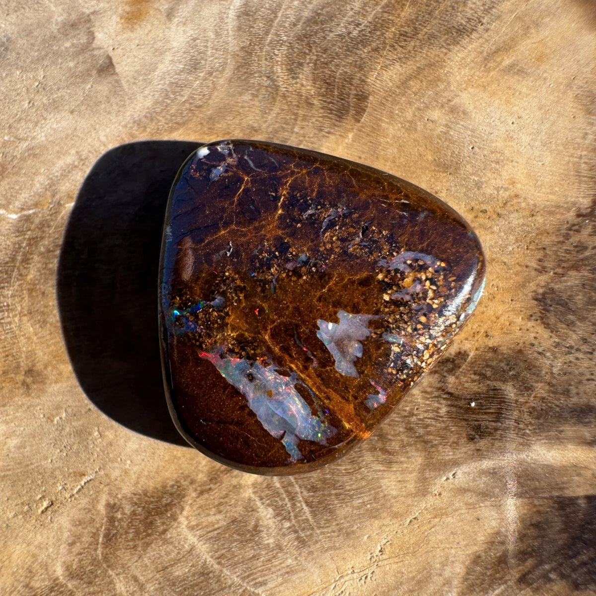 6.4ct Queensland Boulder Opal | Solid Australian Opal | Hand-Cut