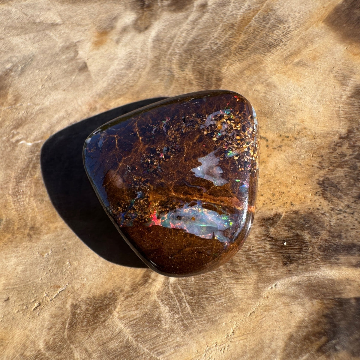 6.4ct Queensland Boulder Opal | Solid Australian Opal | Hand-Cut
