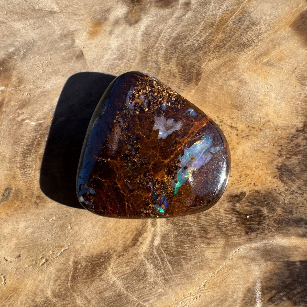 6.4ct Queensland Boulder Opal | Solid Australian Opal | Hand-Cut