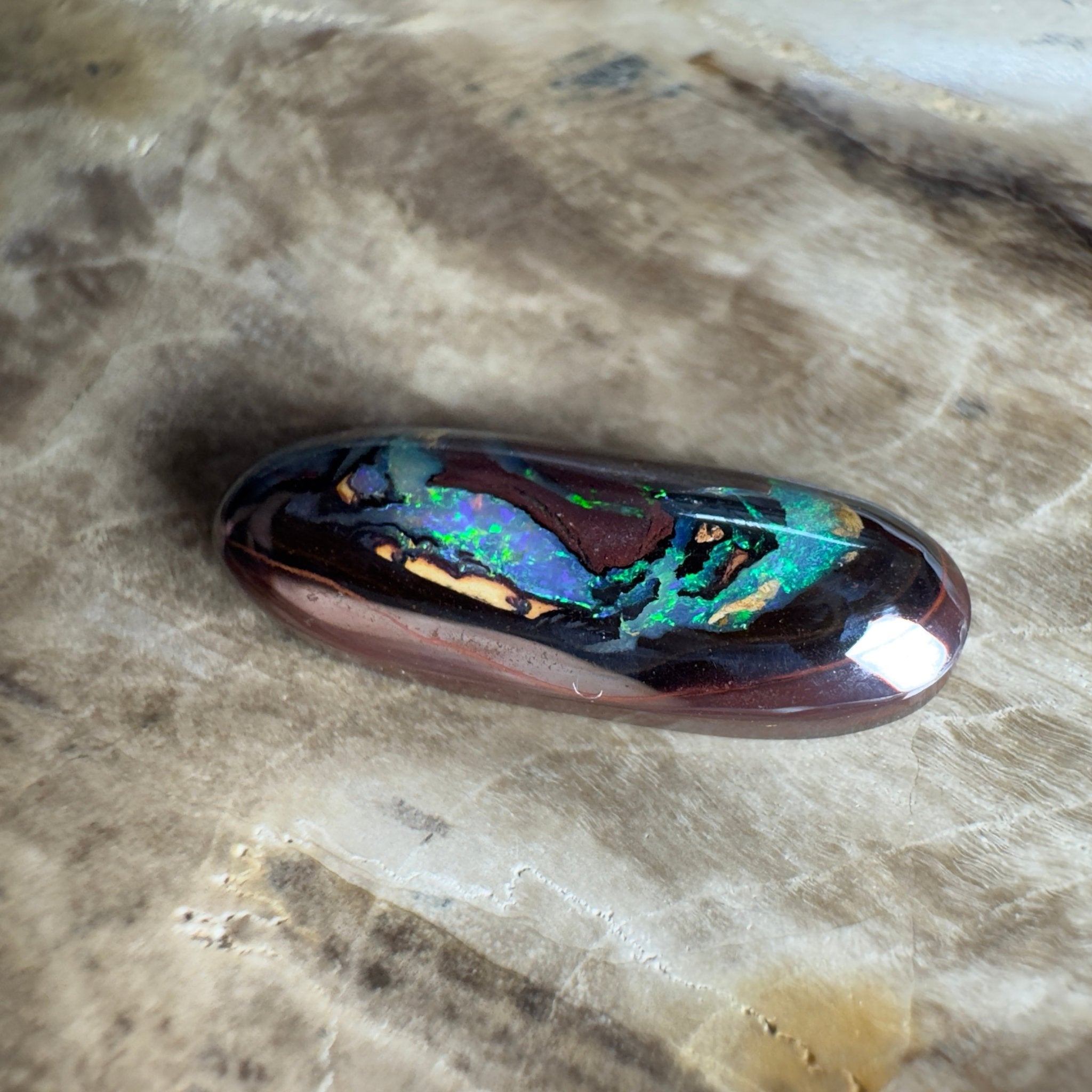6.4ct Solid Queensland Boulder Opal