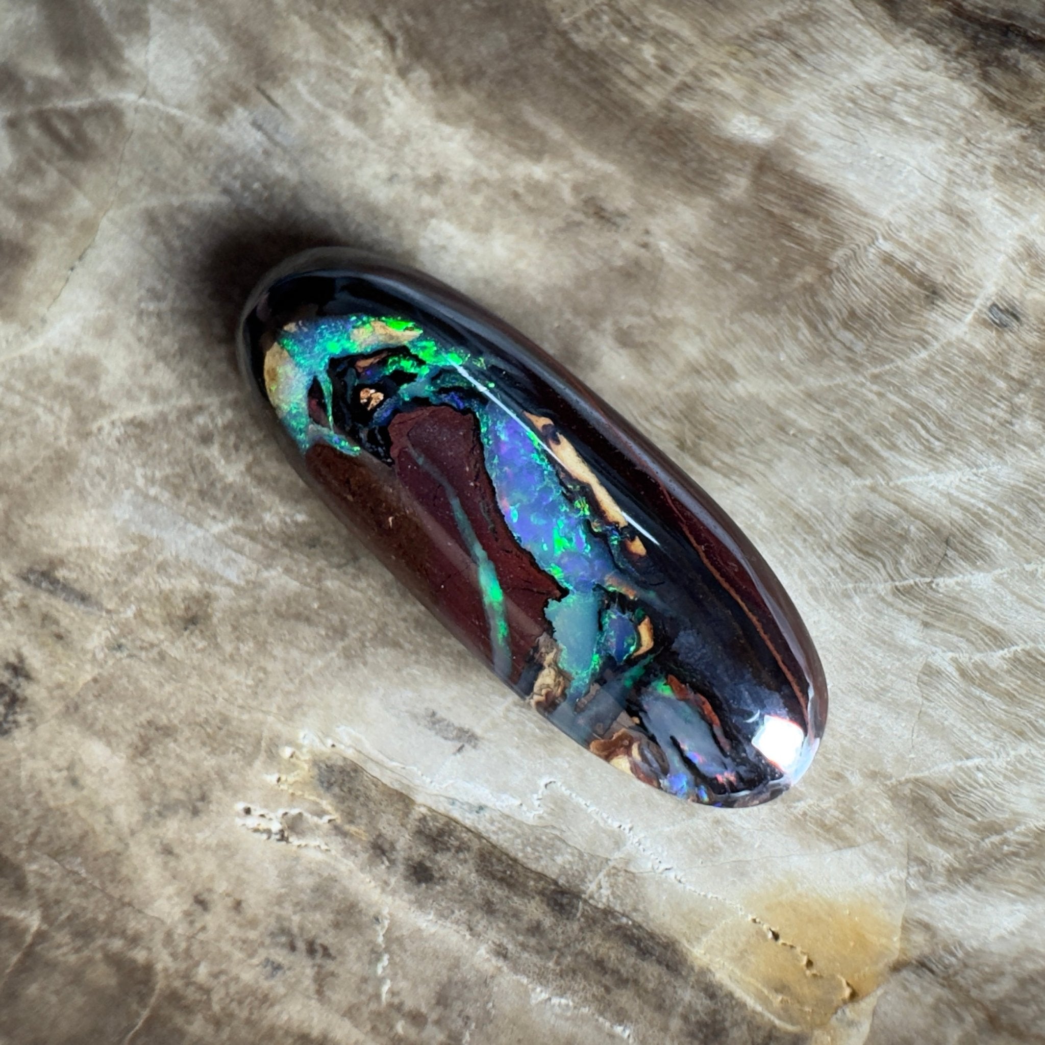6.4ct Solid Queensland Boulder Opal