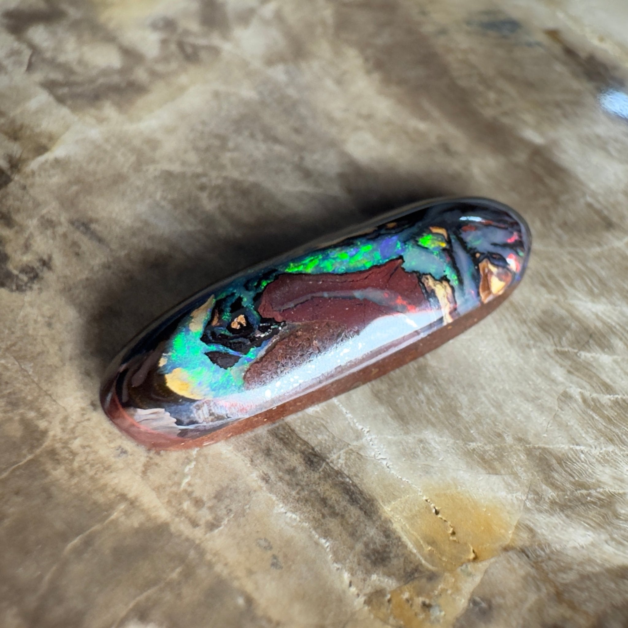 6.4ct Solid Queensland Boulder Opal