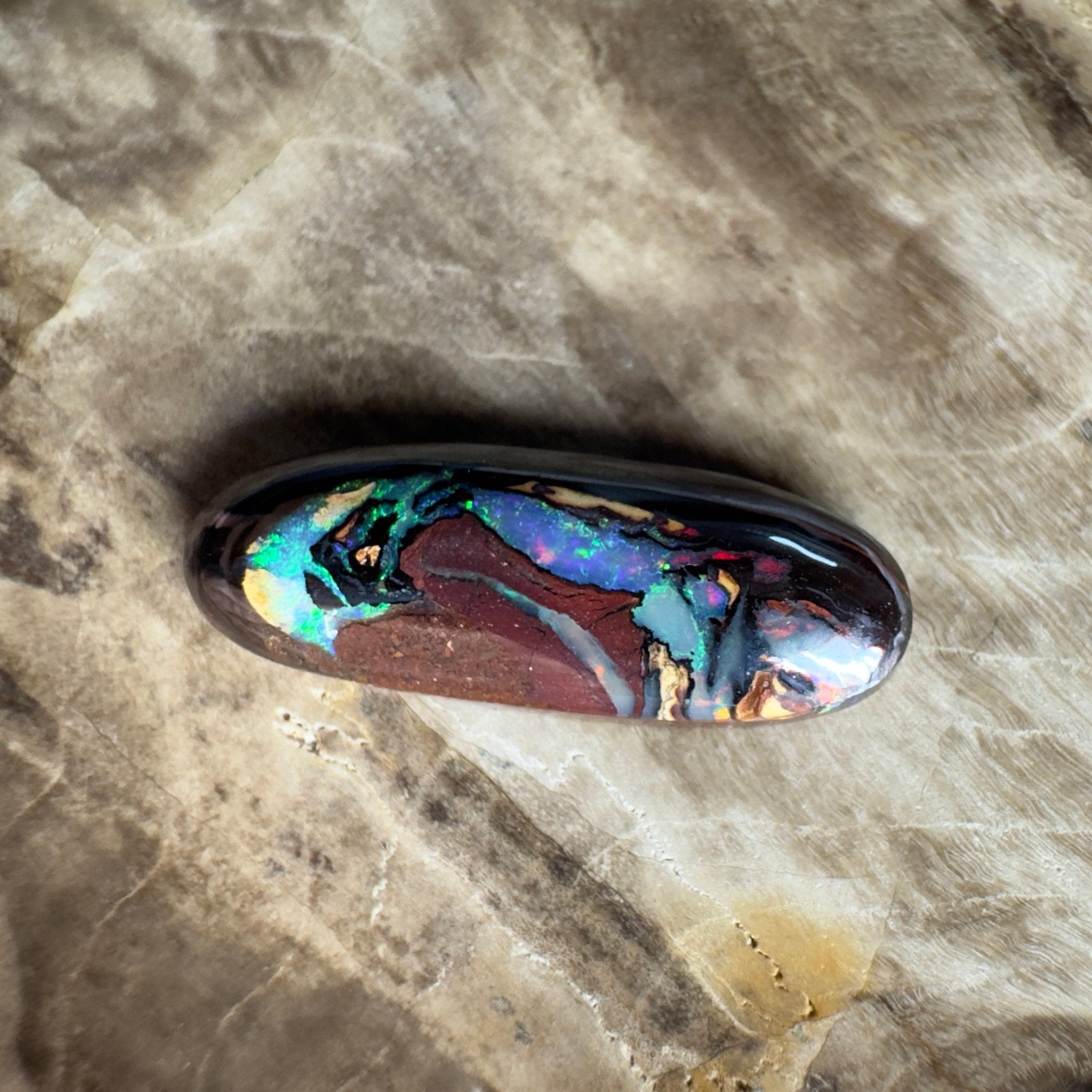 6.4ct Solid Queensland Boulder Opal