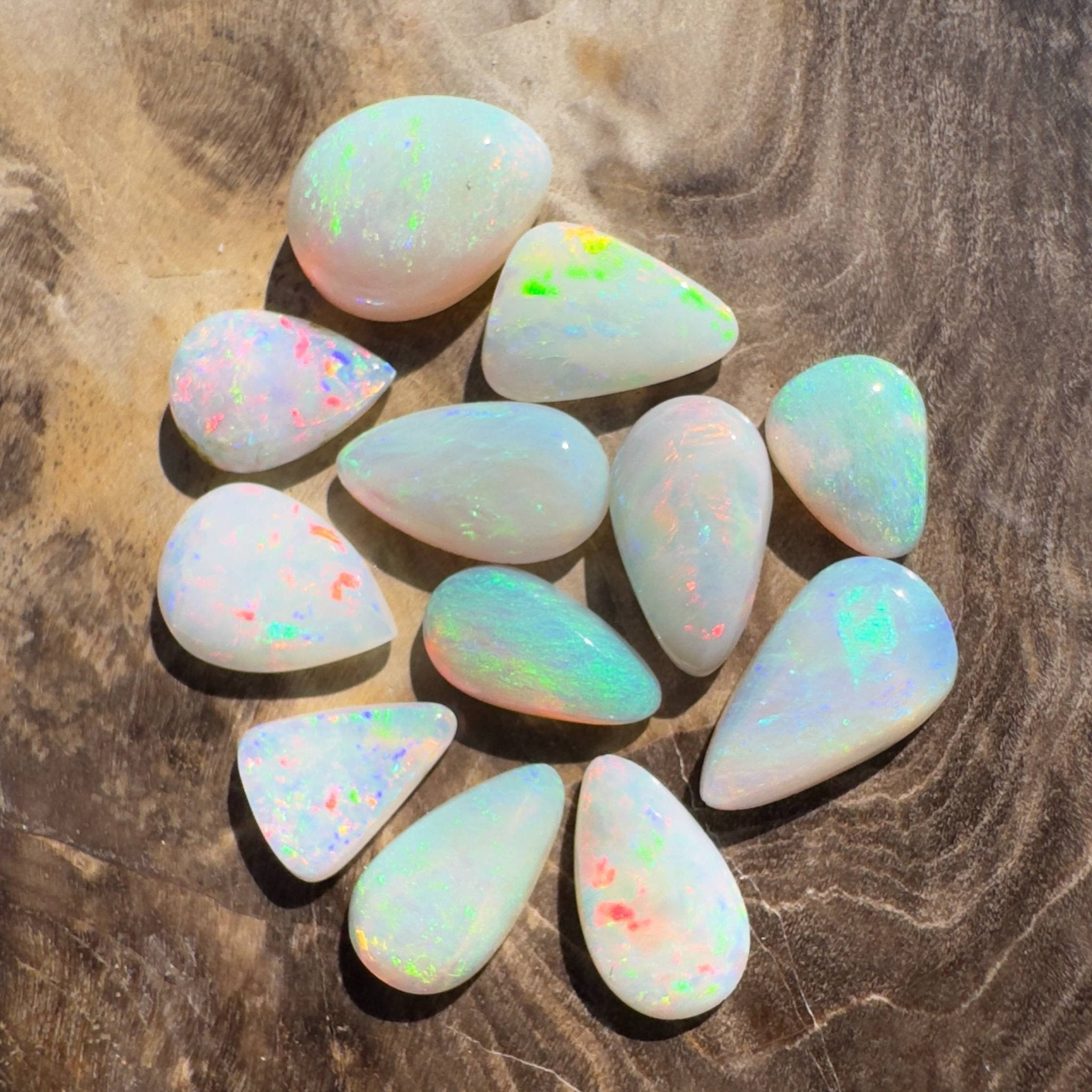6.5CT Hand - cut Solid Australian Coober Pedy Opal Parcel