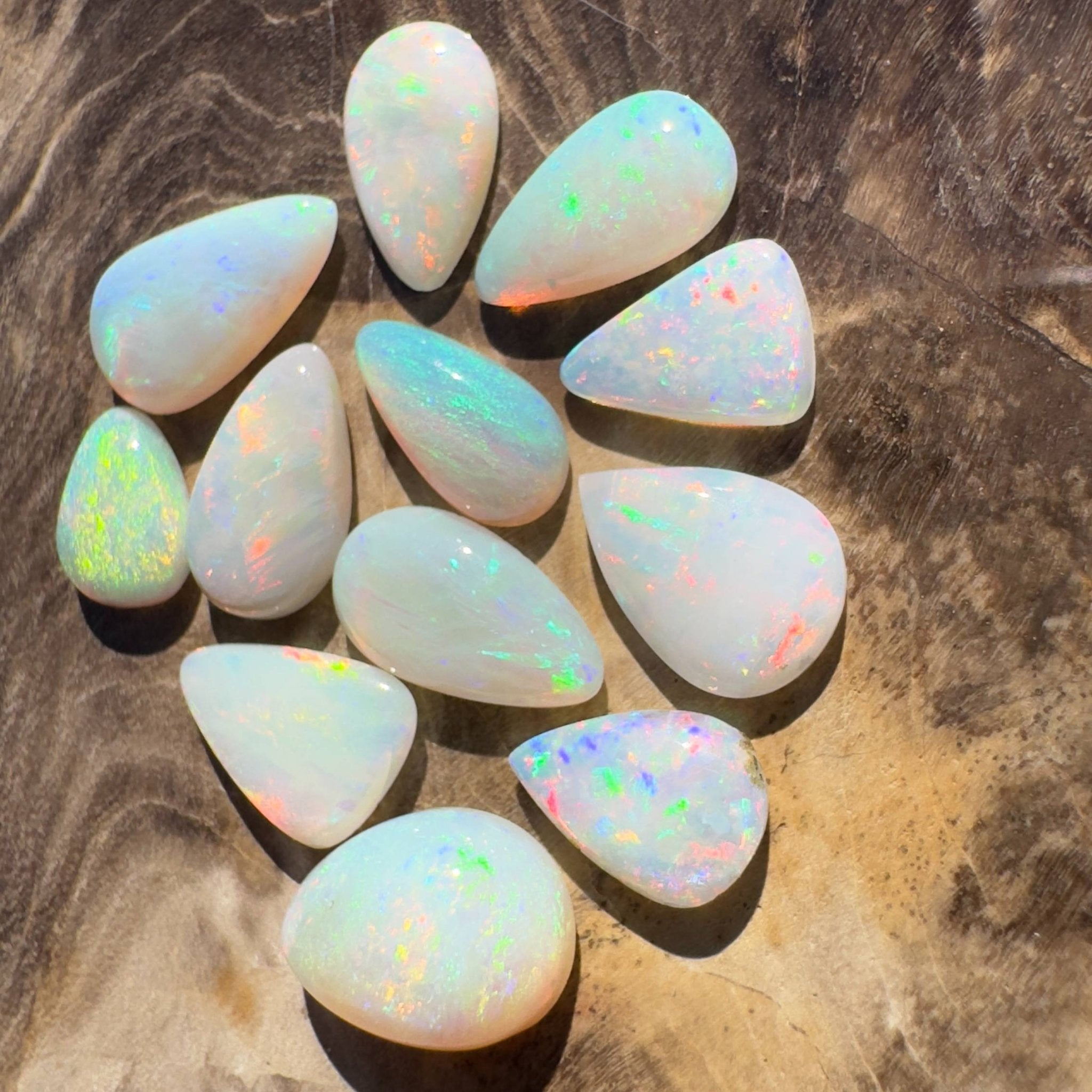 6.5CT Hand - cut Solid Australian Coober Pedy Opal Parcel