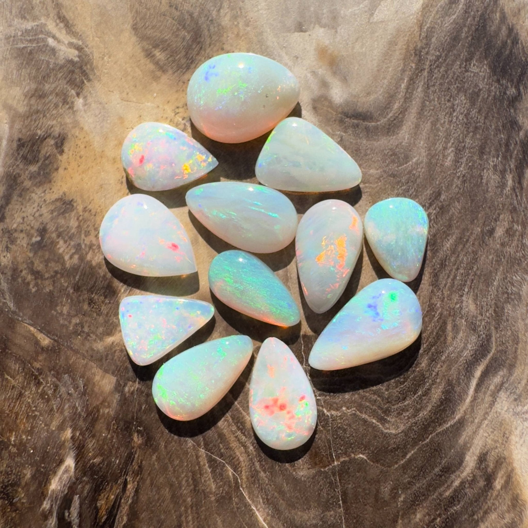 6.5CT Hand - cut Solid Australian Coober Pedy Opal Parcel