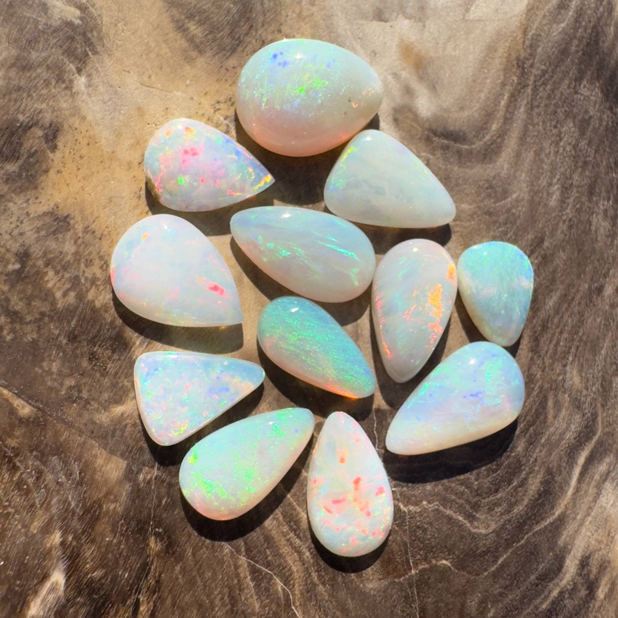 6.5CT Hand - cut Solid Australian Coober Pedy Opal Parcel