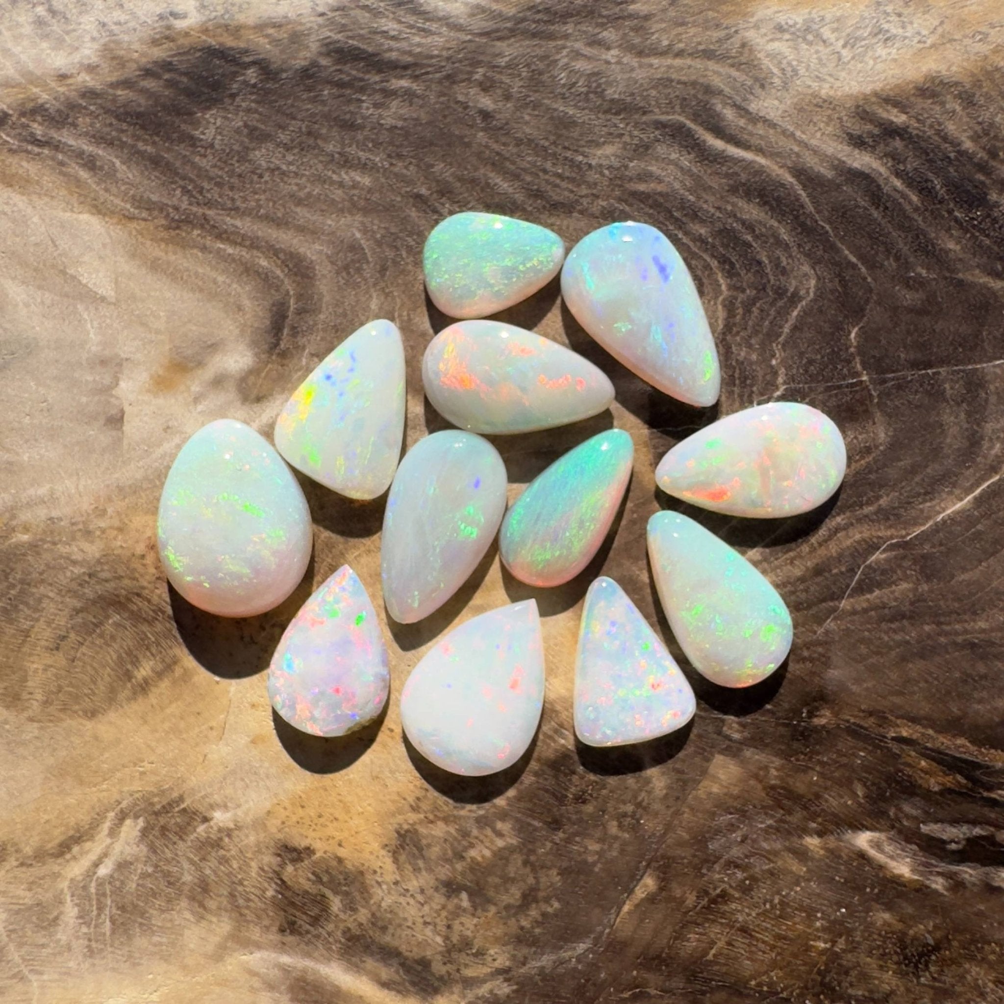 6.5CT Hand - cut Solid Australian Coober Pedy Opal Parcel