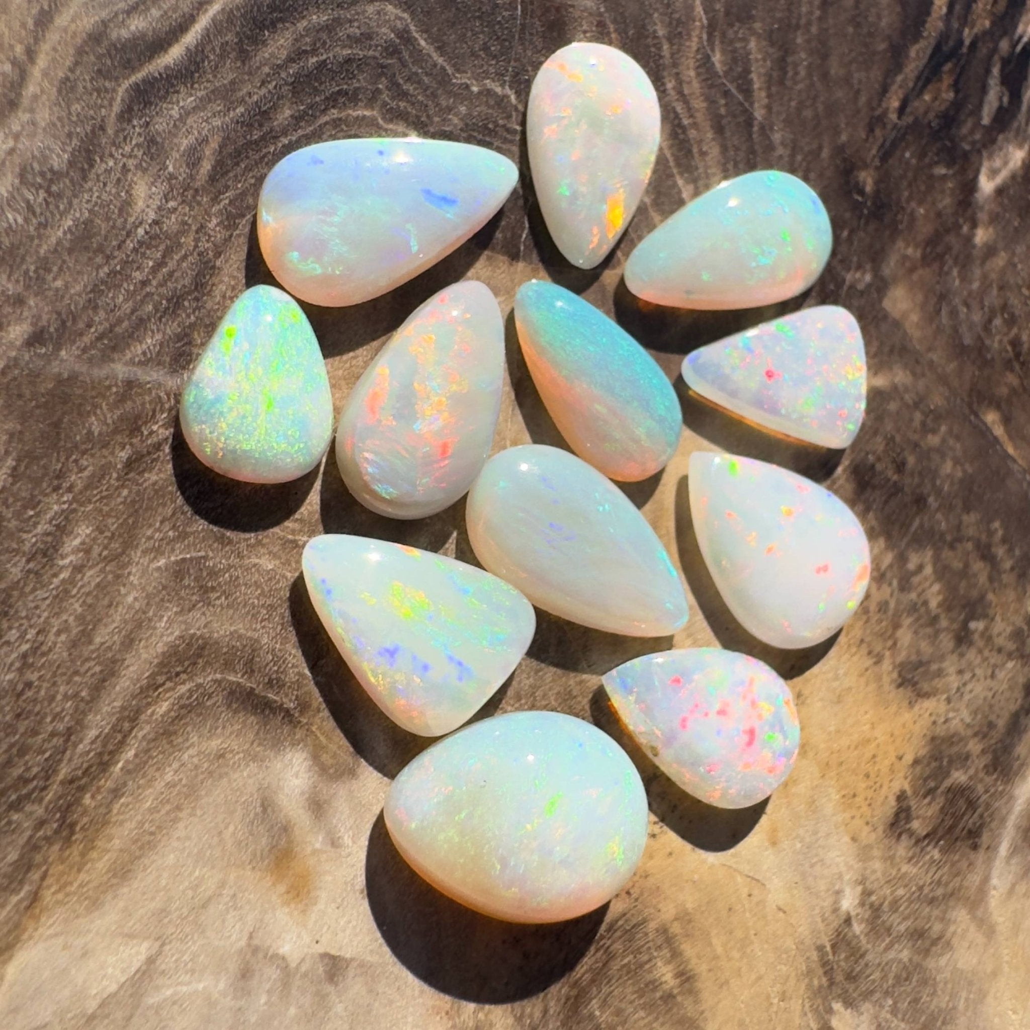 6.5CT Hand - cut Solid Australian Coober Pedy Opal Parcel