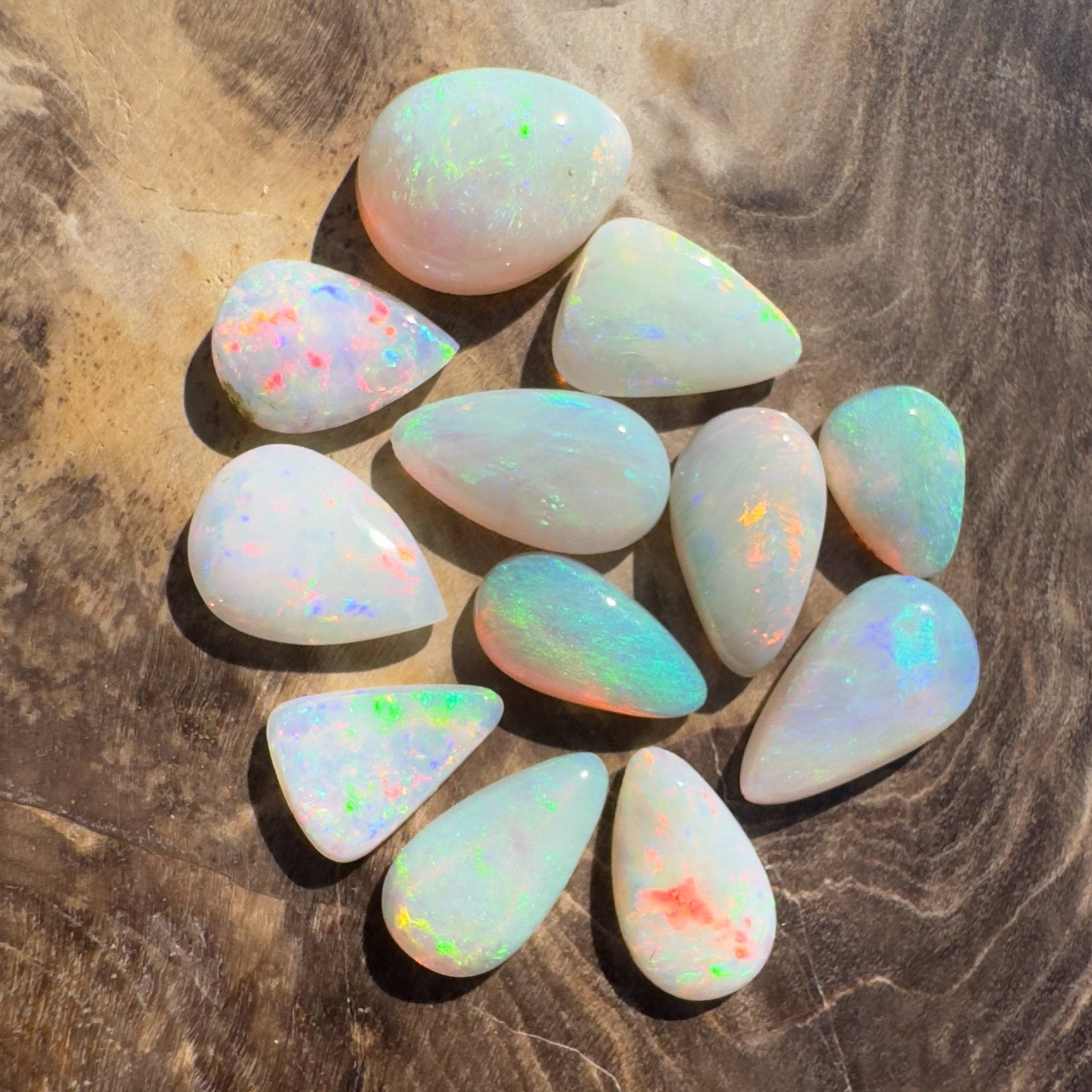 6.5CT Hand - cut Solid Australian Coober Pedy Opal Parcel