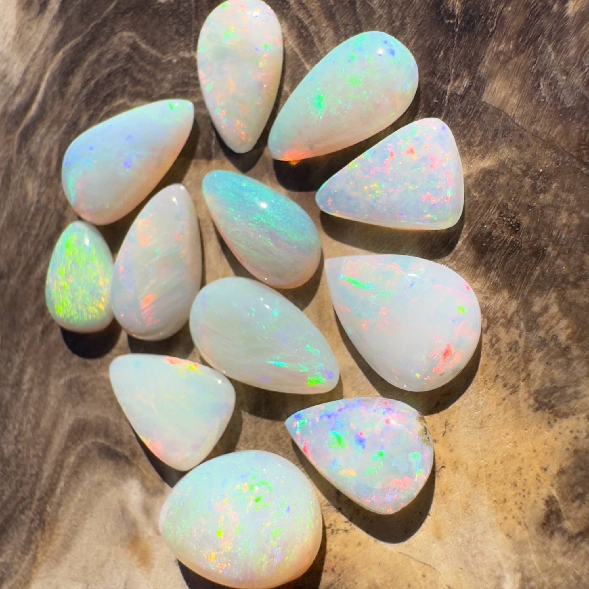 6.5CT Hand - cut Solid Australian Coober Pedy Opal Parcel