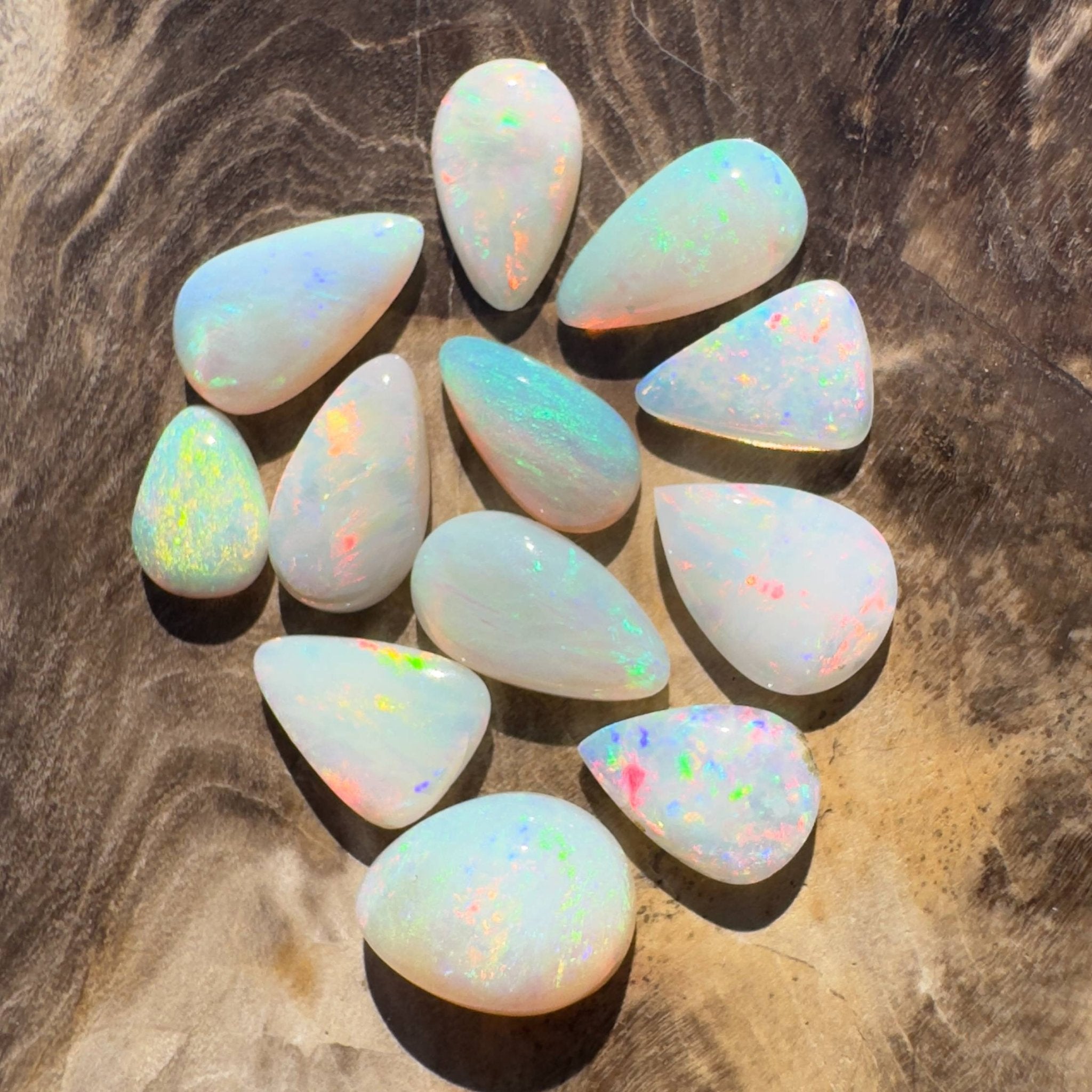 6.5CT Hand - cut Solid Australian Coober Pedy Opal Parcel