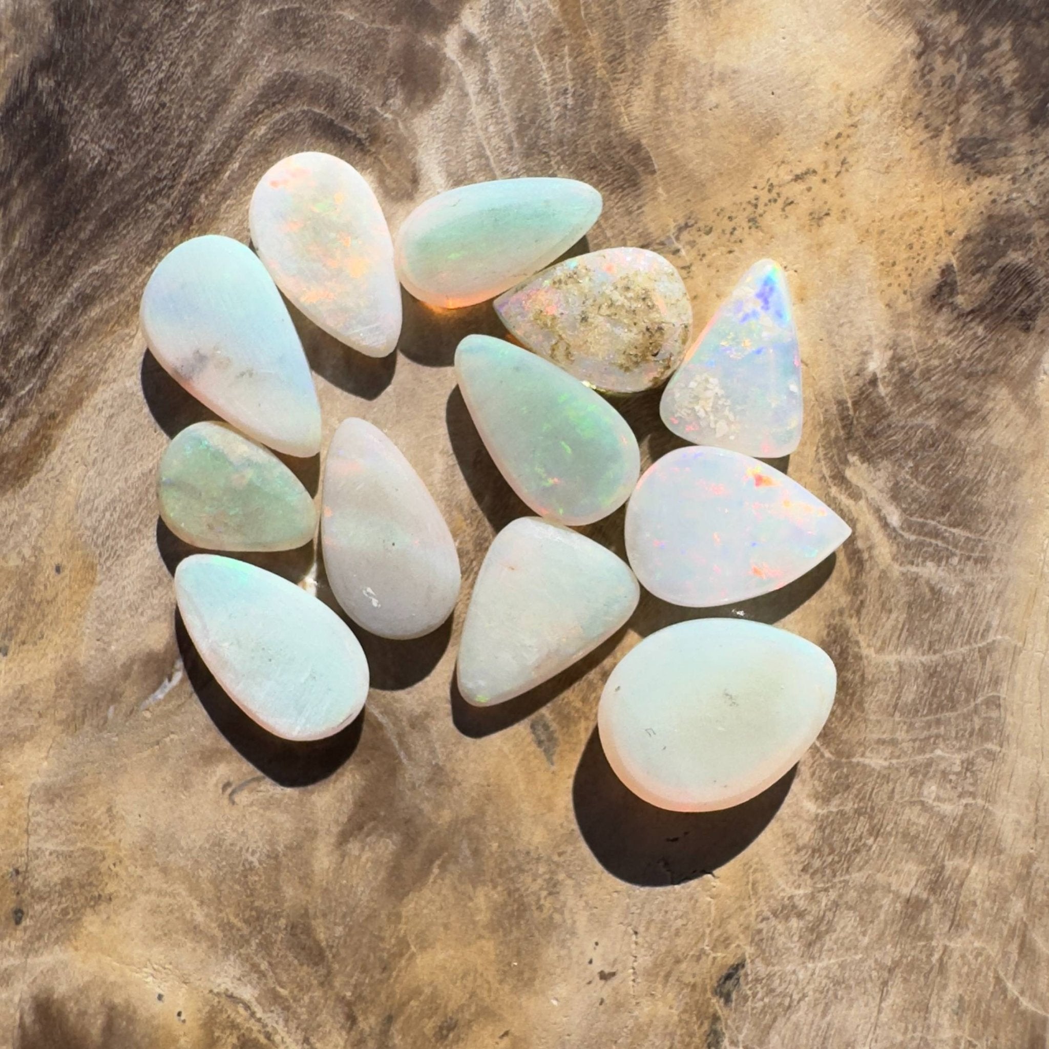 6.5CT Hand - cut Solid Australian Coober Pedy Opal Parcel