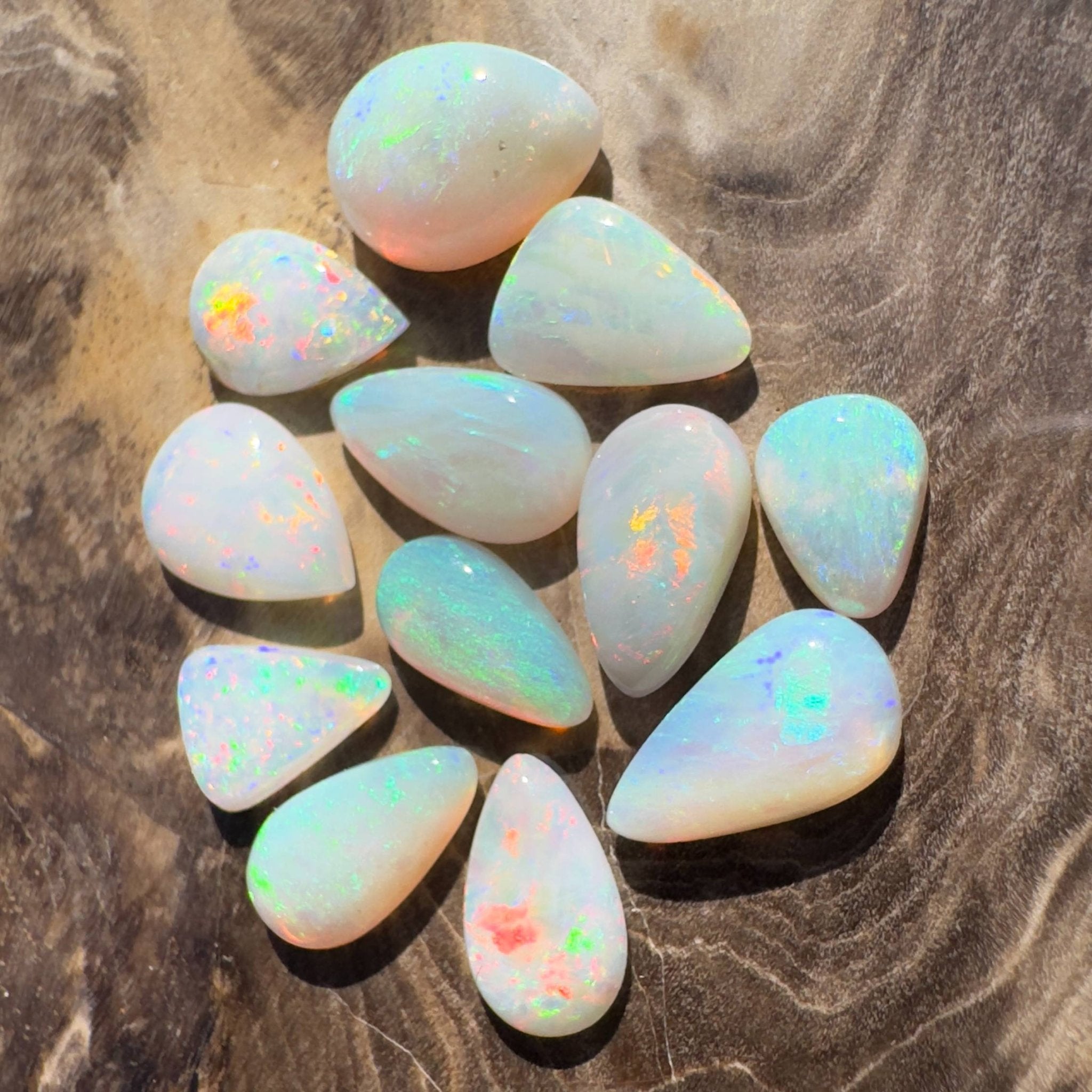 6.5CT Hand - cut Solid Australian Coober Pedy Opal Parcel