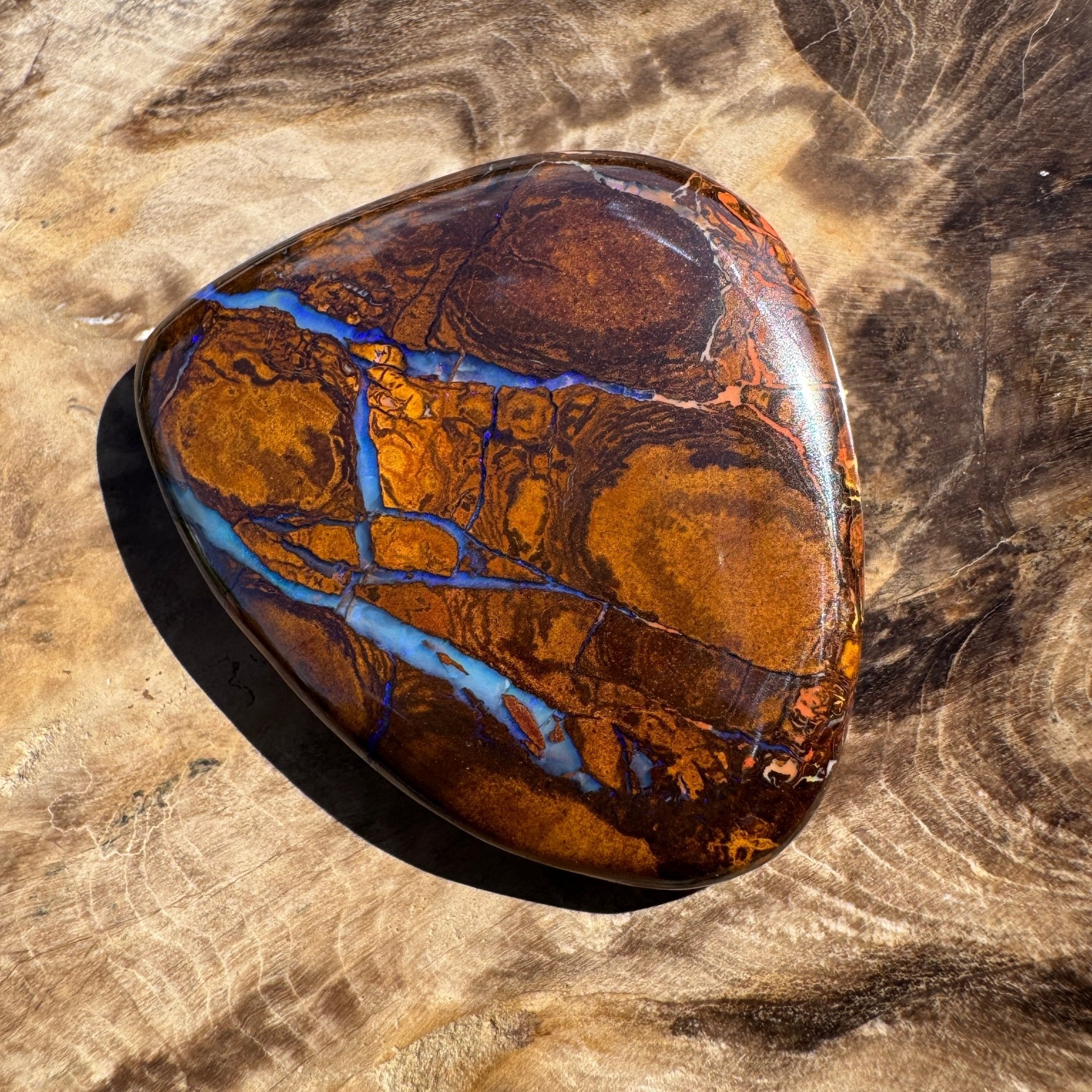 65ct Queensland Boulder Opal | Solid Australian Opal | Hand-Cut