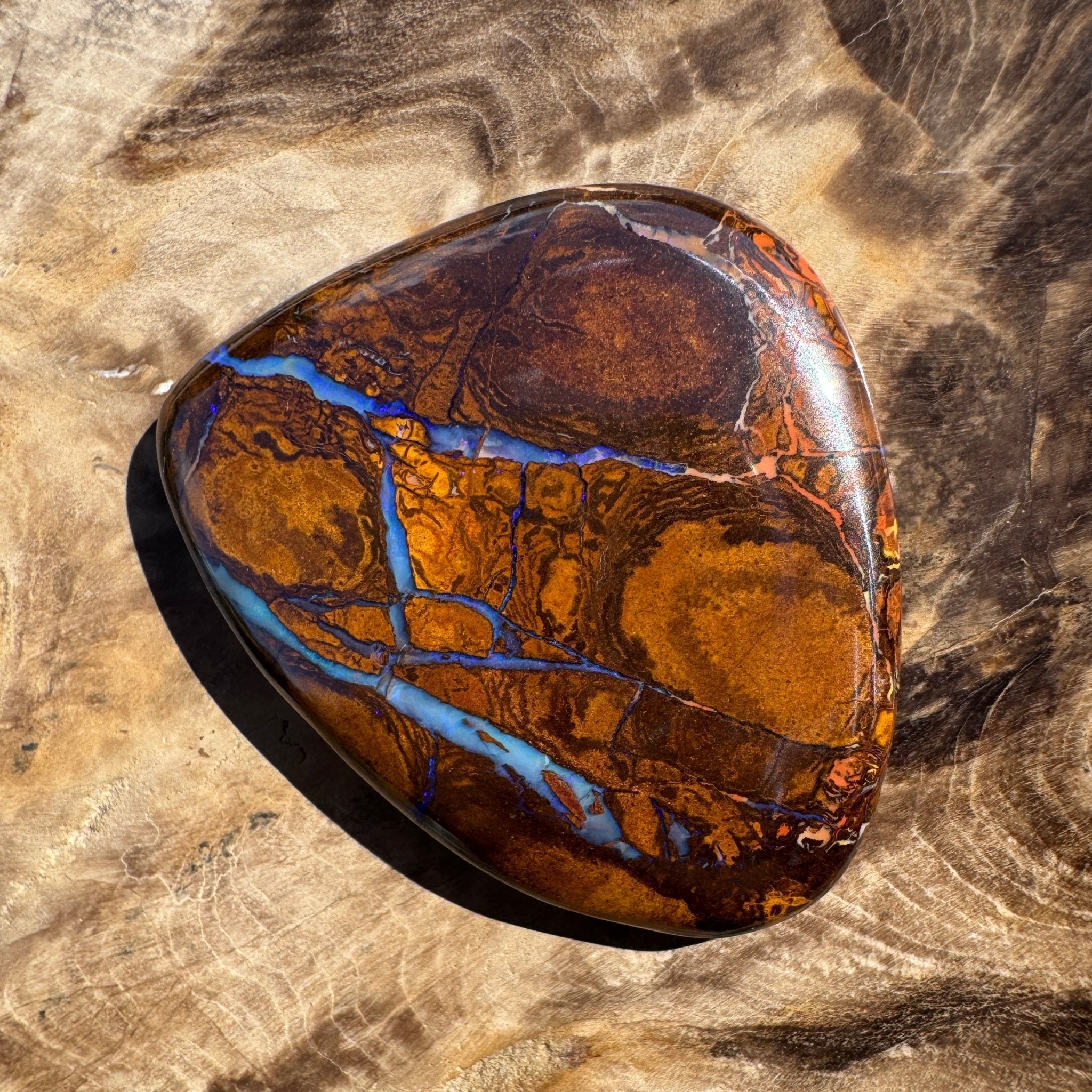 65ct Queensland Boulder Opal | Solid Australian Opal | Hand-Cut