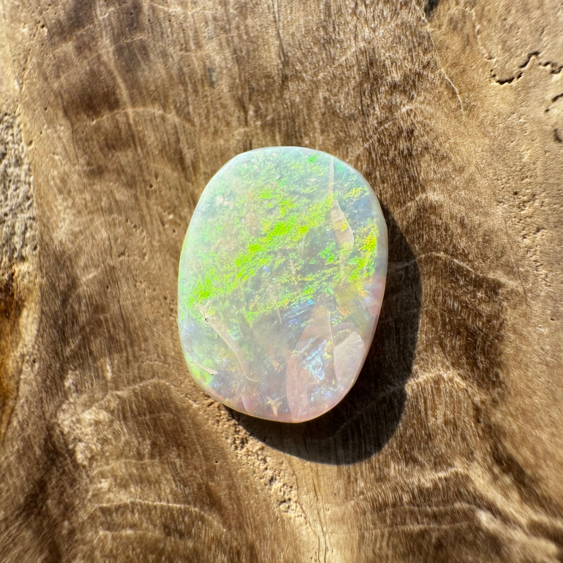 Australian Coober Pedy Opal 0.9carat Solid Hand Cut Luxury - Iona Opal Australia