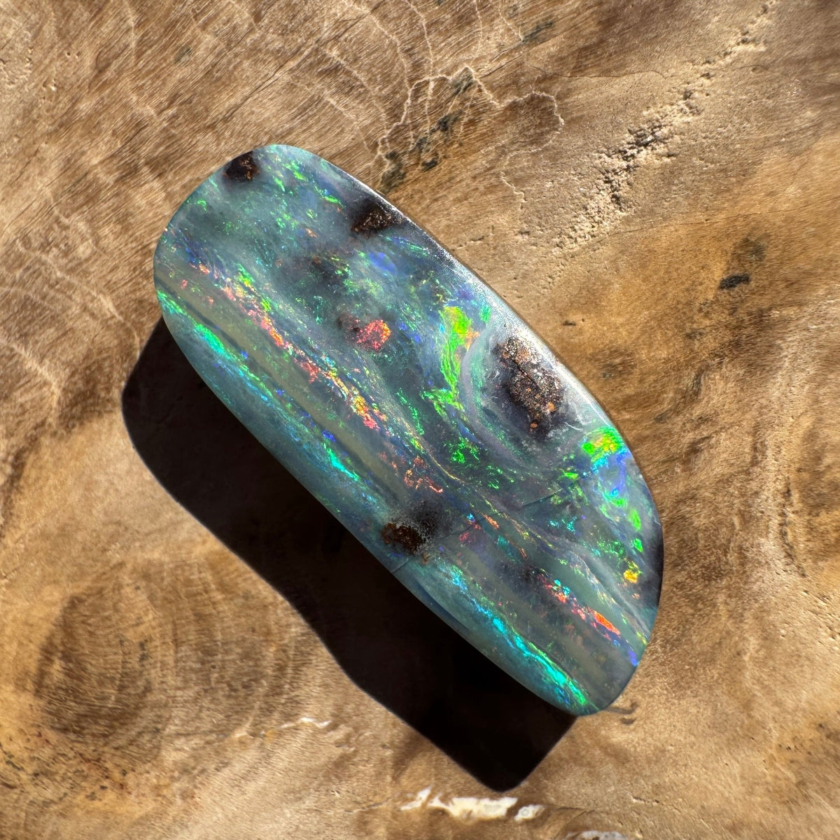 6.9ct Queensland Boulder Opal | Solid Australian Opal | Hand-Cut
