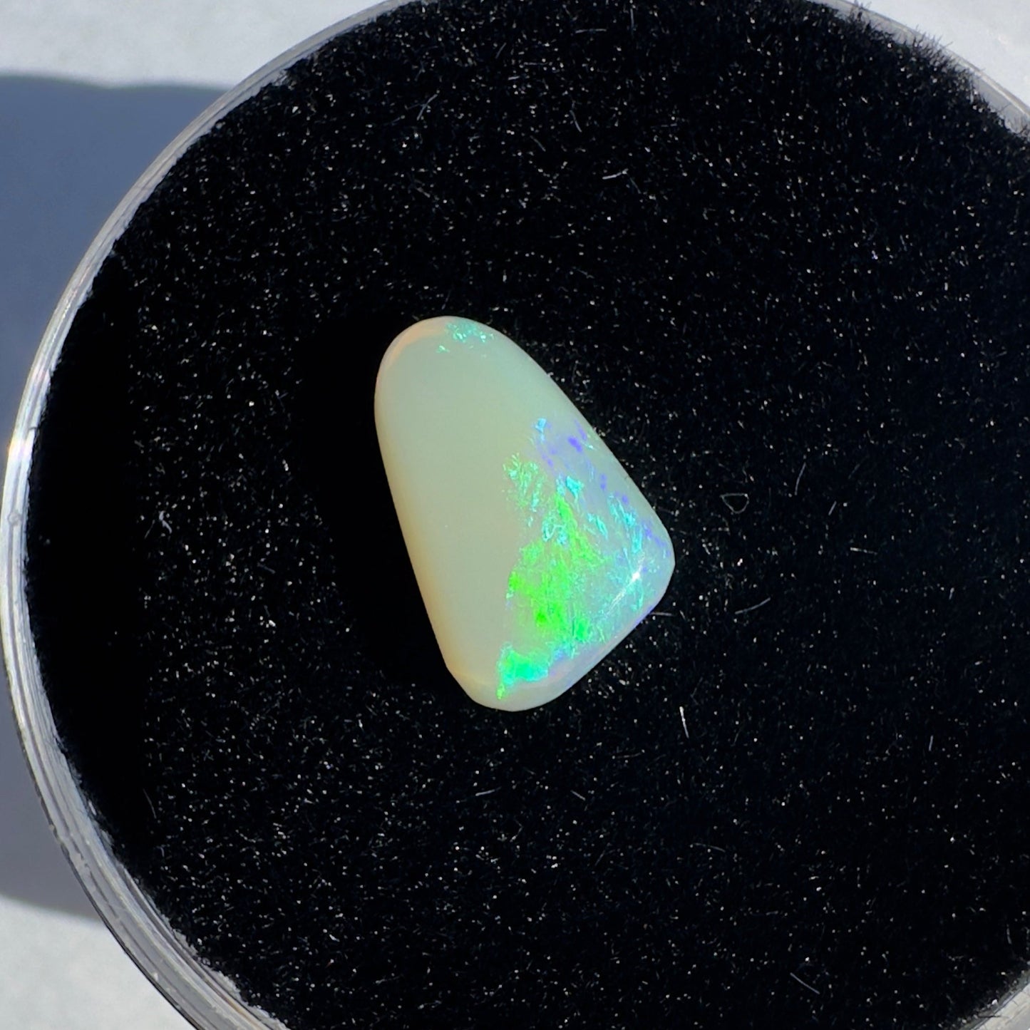 Australian Coober Pedy Crystal Opal 1.4carat Solid Hand Cut Luxury - Iona Opal Australia