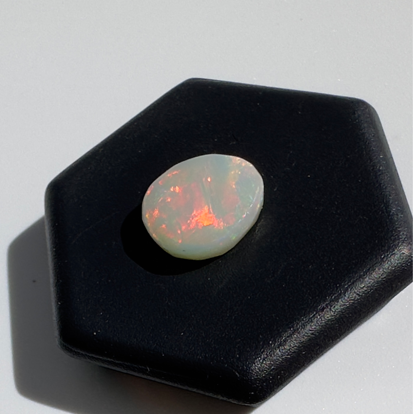 Australian Lightning Ridge Opal Fire Stone Red 1.1 Carat Solid Hand Cut Luxury - Iona Opal Australia