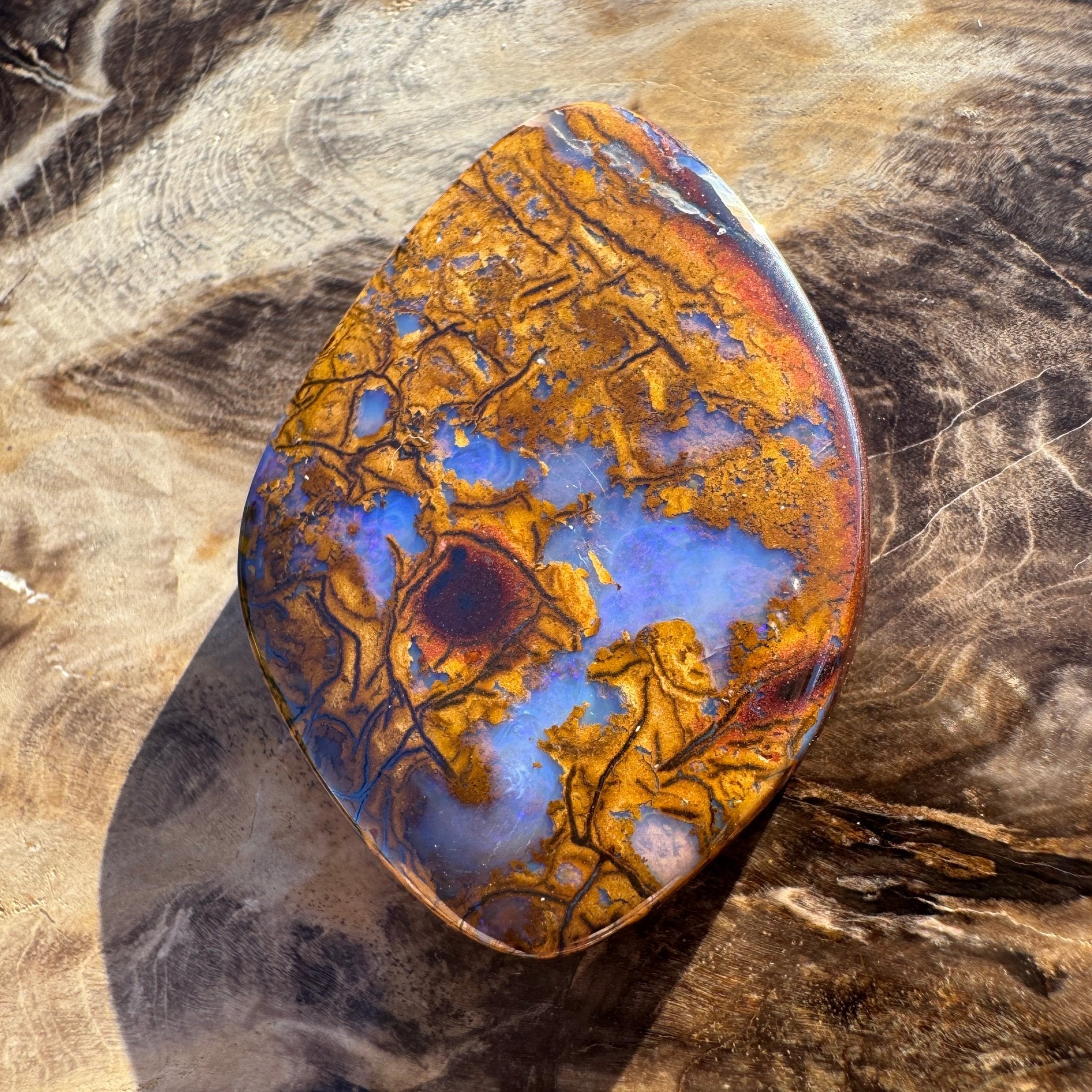 73.9ct Queensland Boulder Opal | Solid Australian Opal | Hand-Cut